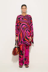 Marmo Print Silk Kaftan
 WOMAN Pucci