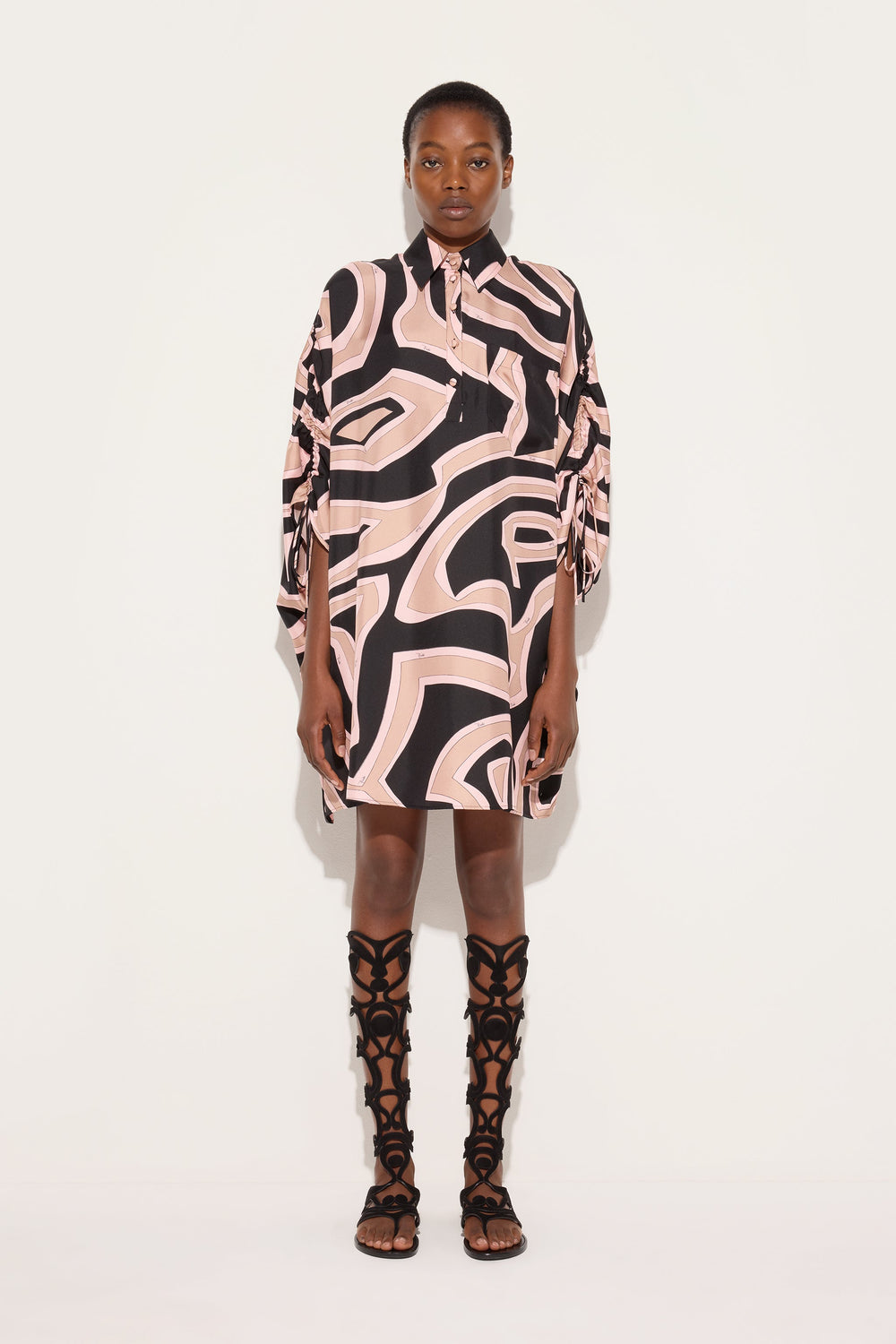 Labirinto Print Silk Kaftan
 WOMAN Pucci