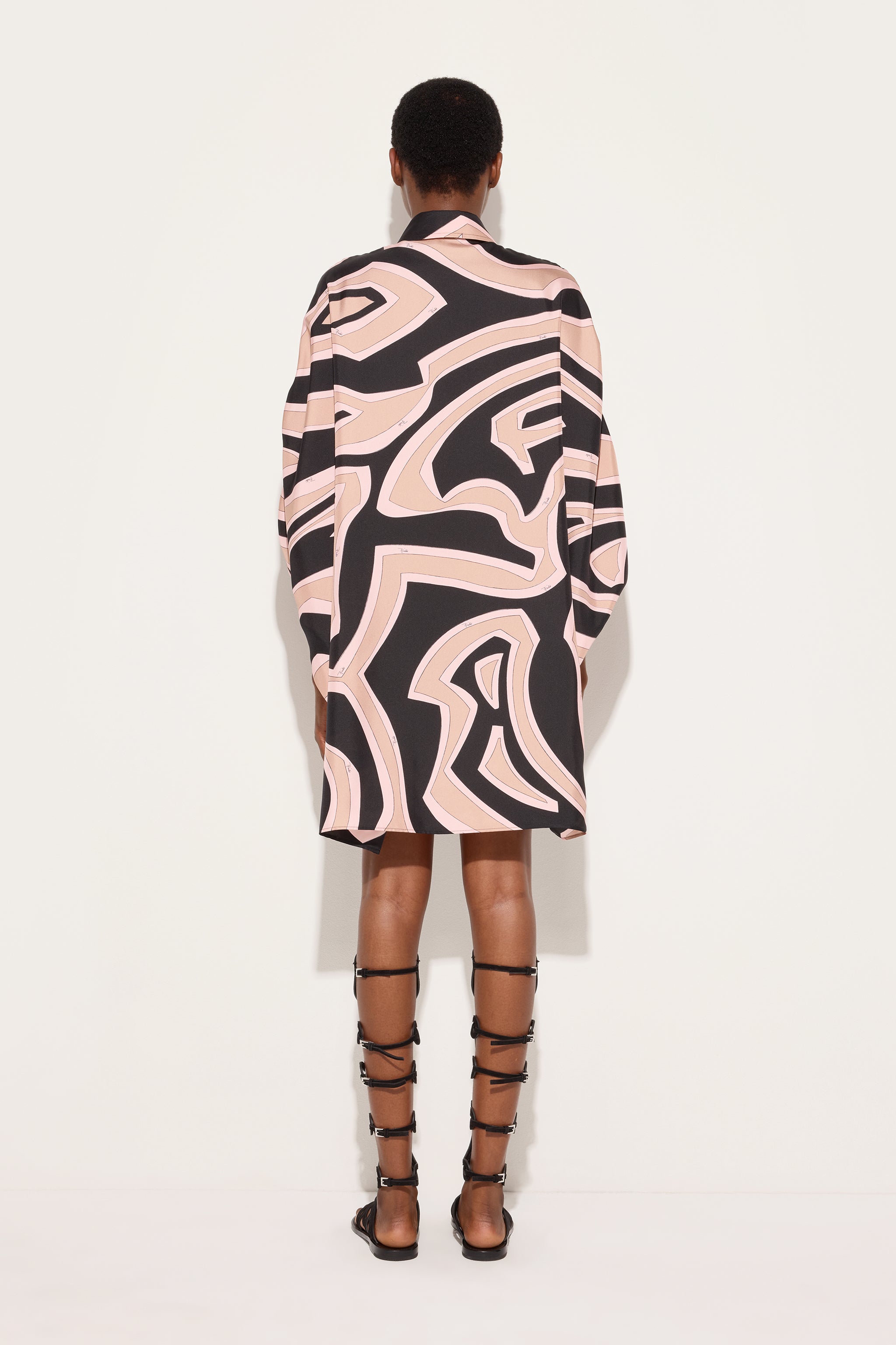 Labirinto Print Silk Kaftan
 WOMAN Pucci