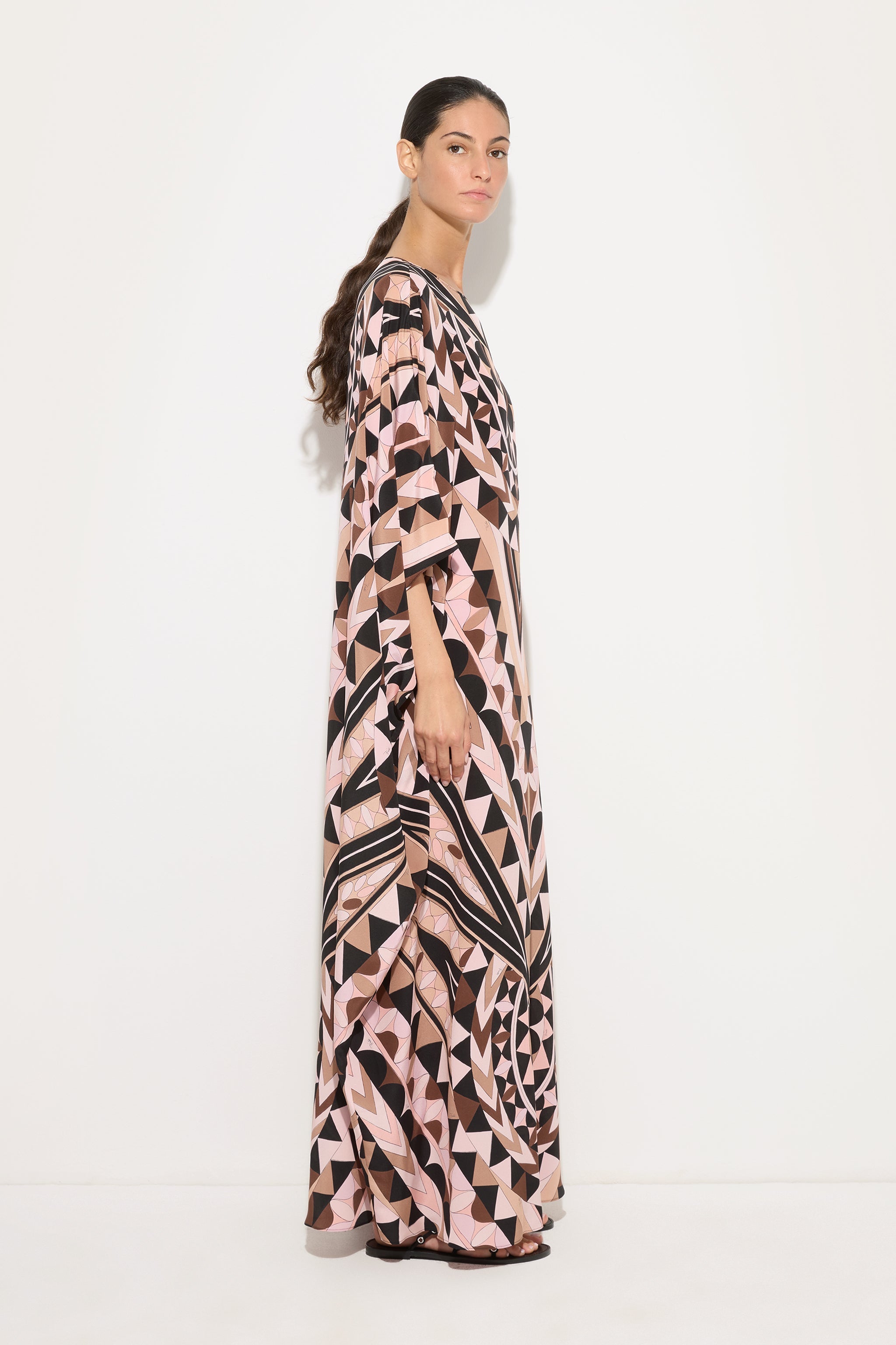 Manuba Print Silk Kaftan
 WOMAN Pucci