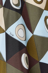 Occhi Print Silk Kaftan with Embroidery
 WOMAN Pucci