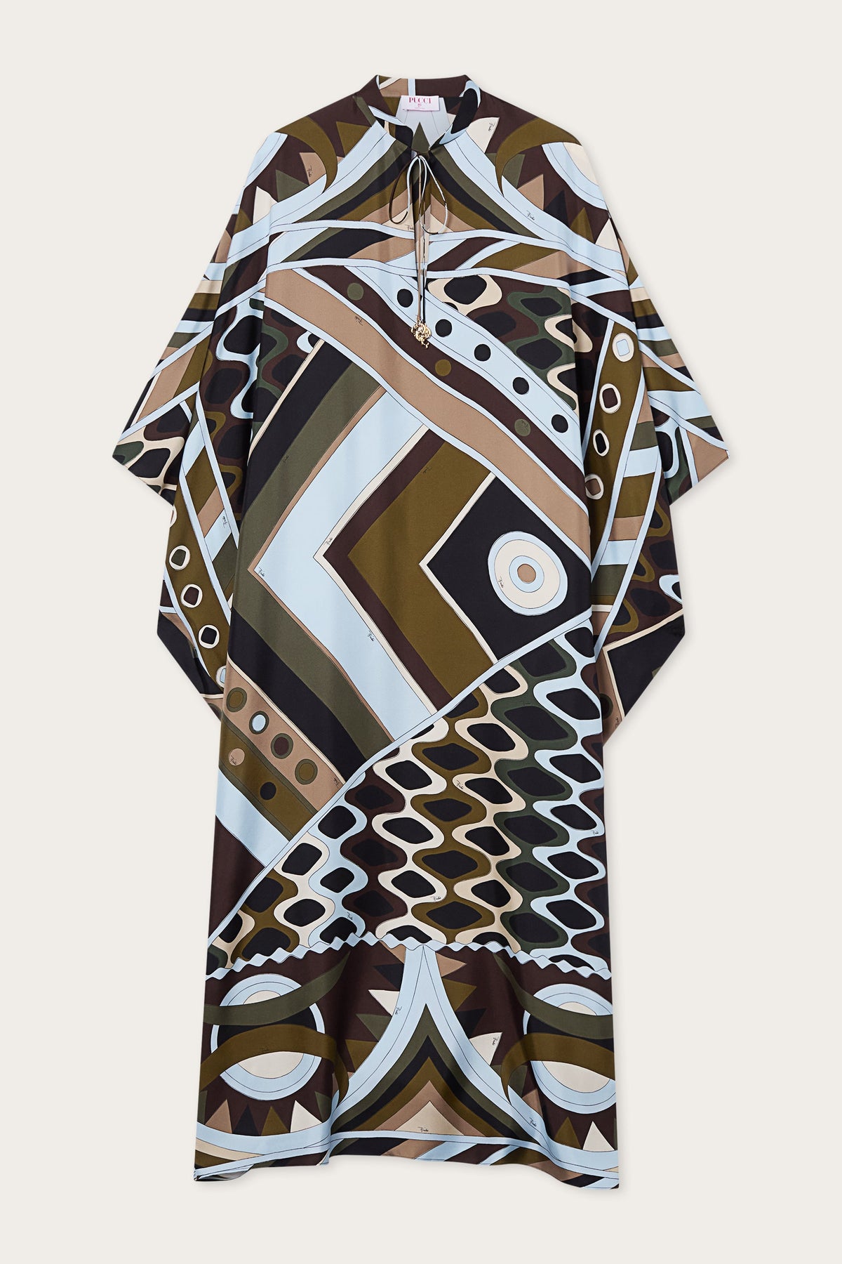 Vivara Print Silk Kaftan
 WOMAN Pucci