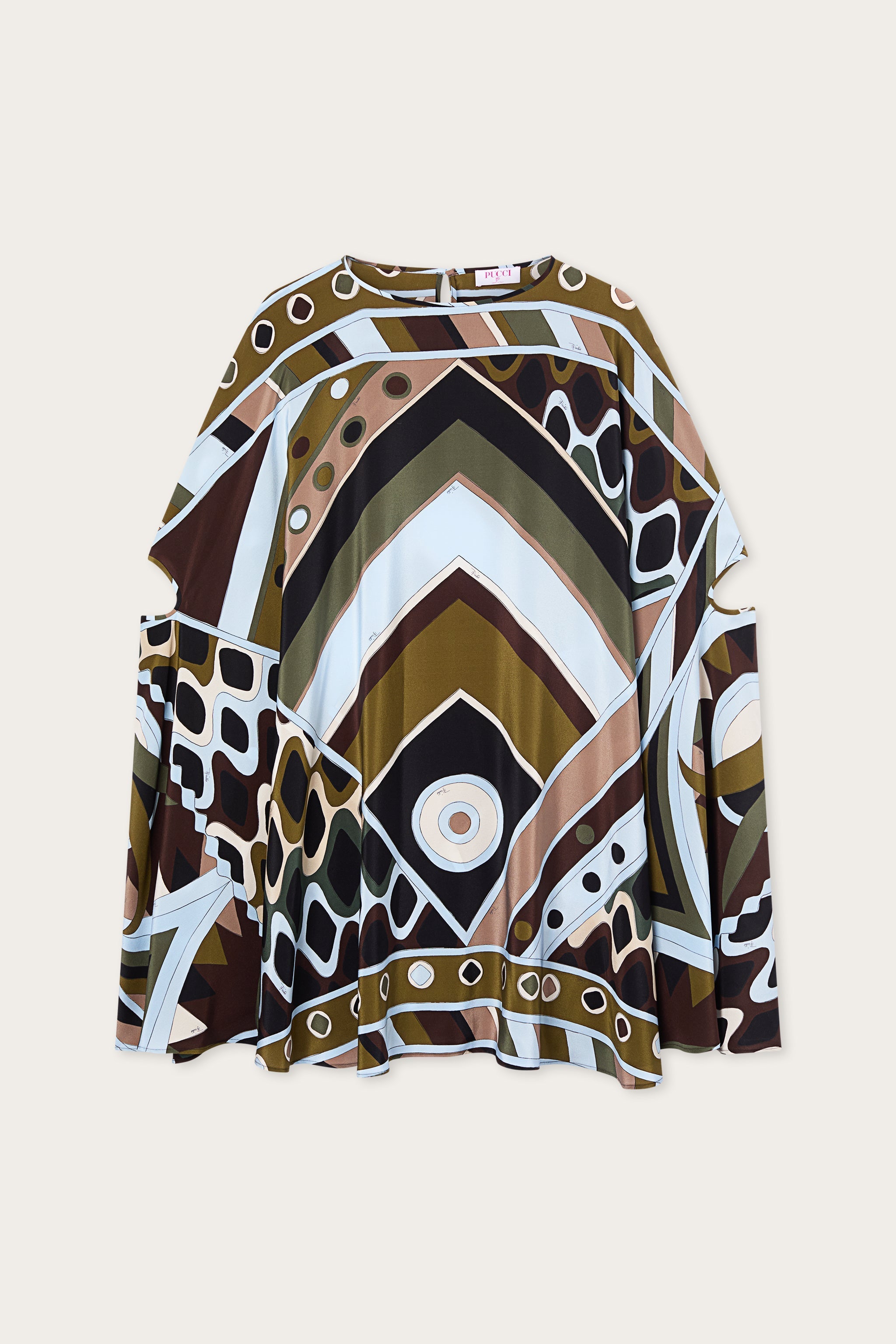 Vivara Print Silk Kaftan
 WOMAN Pucci