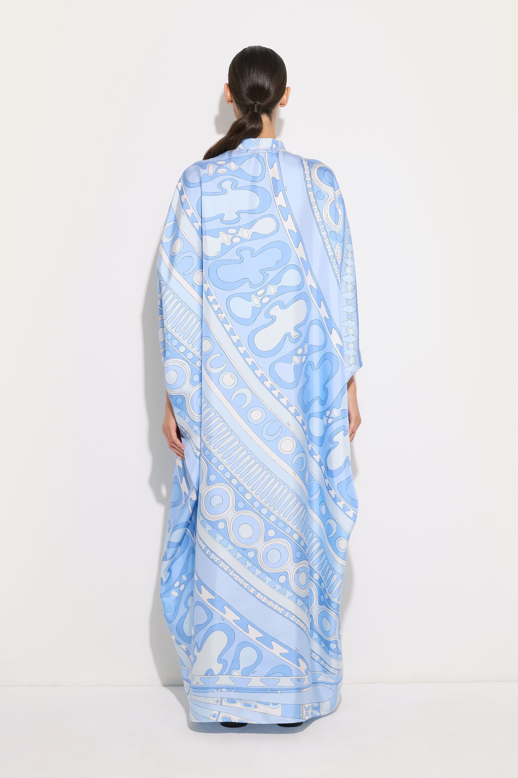 Soleil Print Silk Kaftan
 WOMAN Pucci