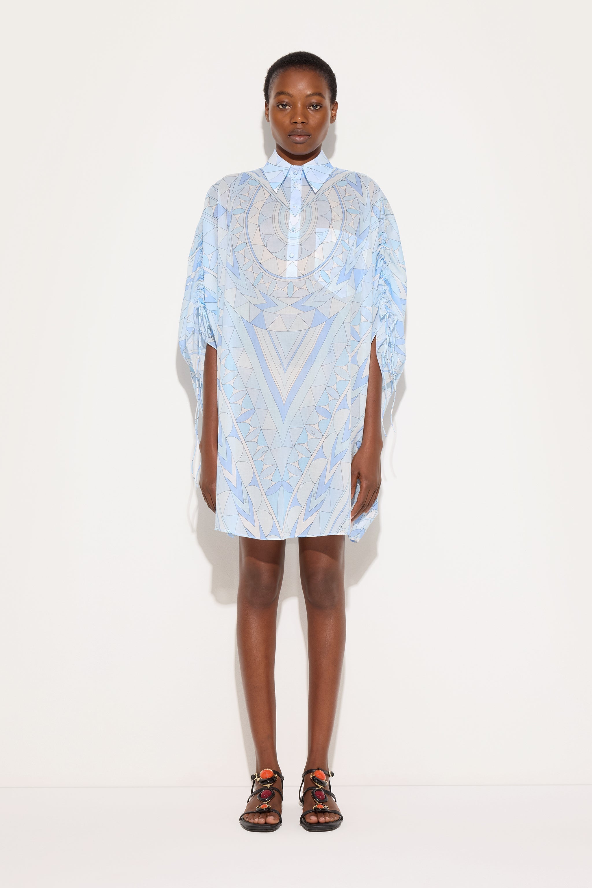 Manuba Print Cotton Kaftan
 WOMAN Pucci
