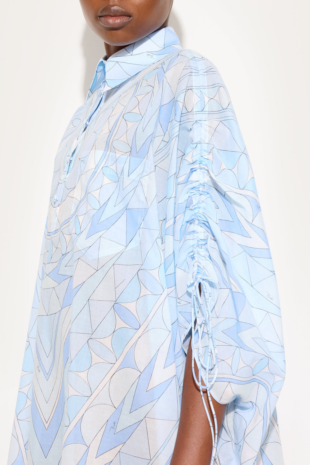 Manuba Print Cotton Kaftan
 WOMAN Pucci