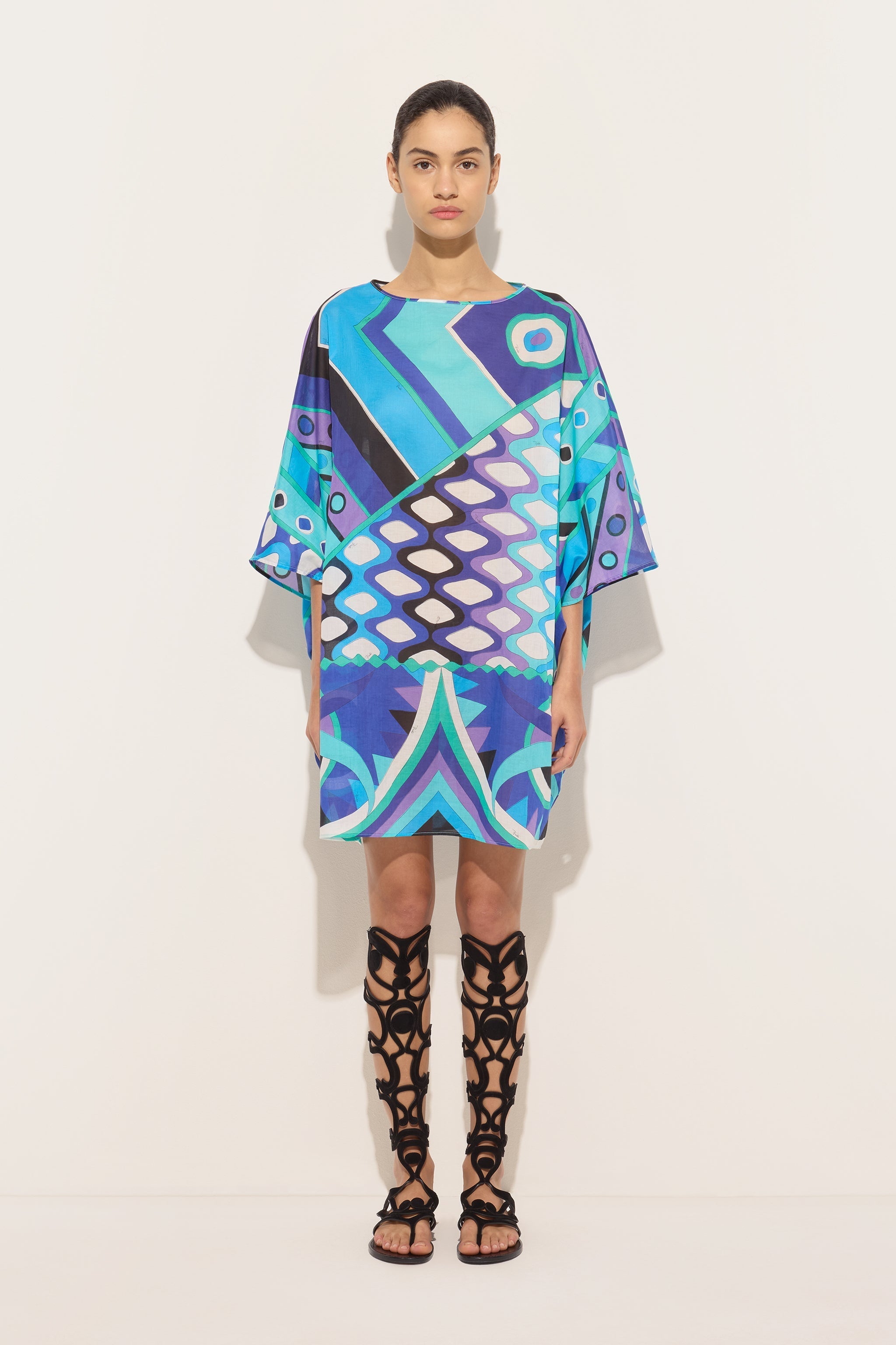 Vivara Print Cotton Kaftan
 WOMAN Pucci