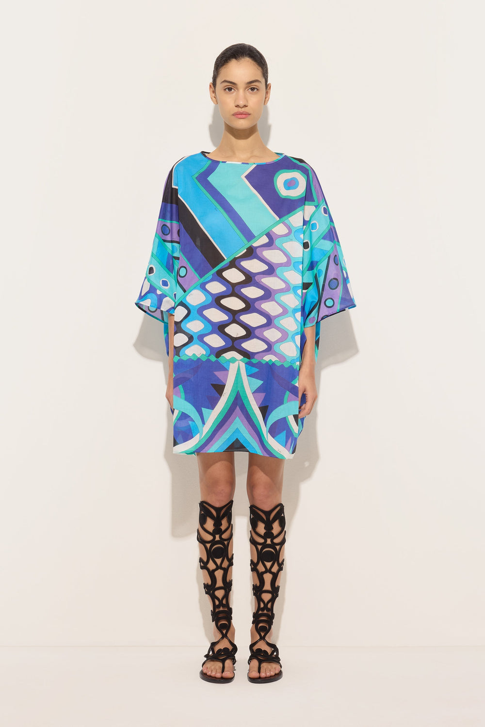 Vivara Print Cotton Kaftan
 WOMAN Pucci