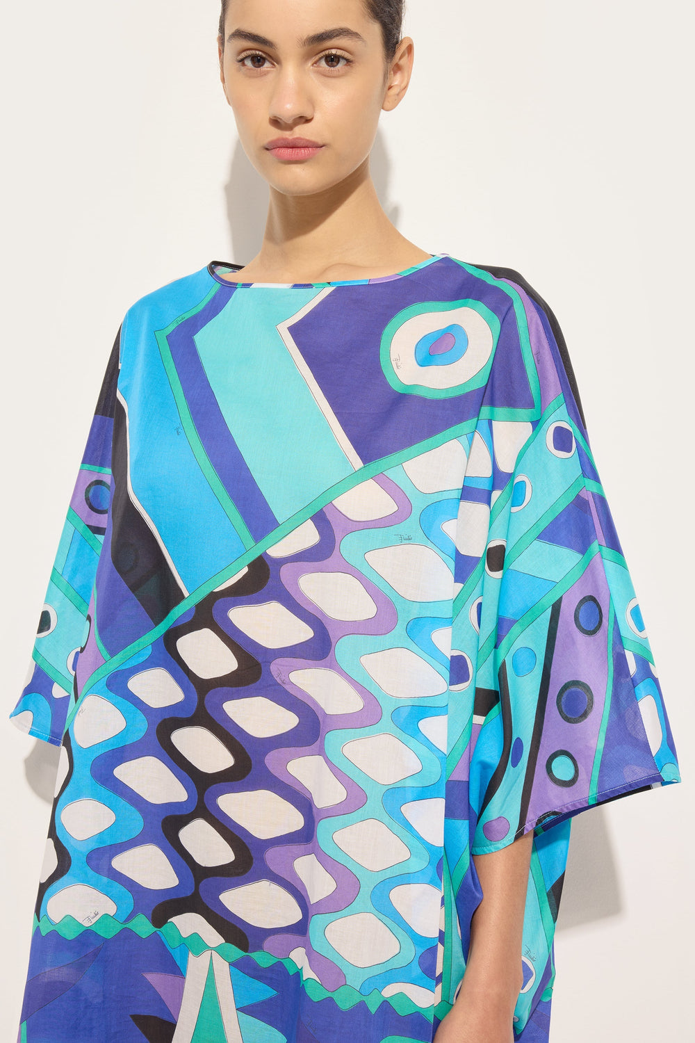 Vivara Print Cotton Kaftan
 WOMAN Pucci
