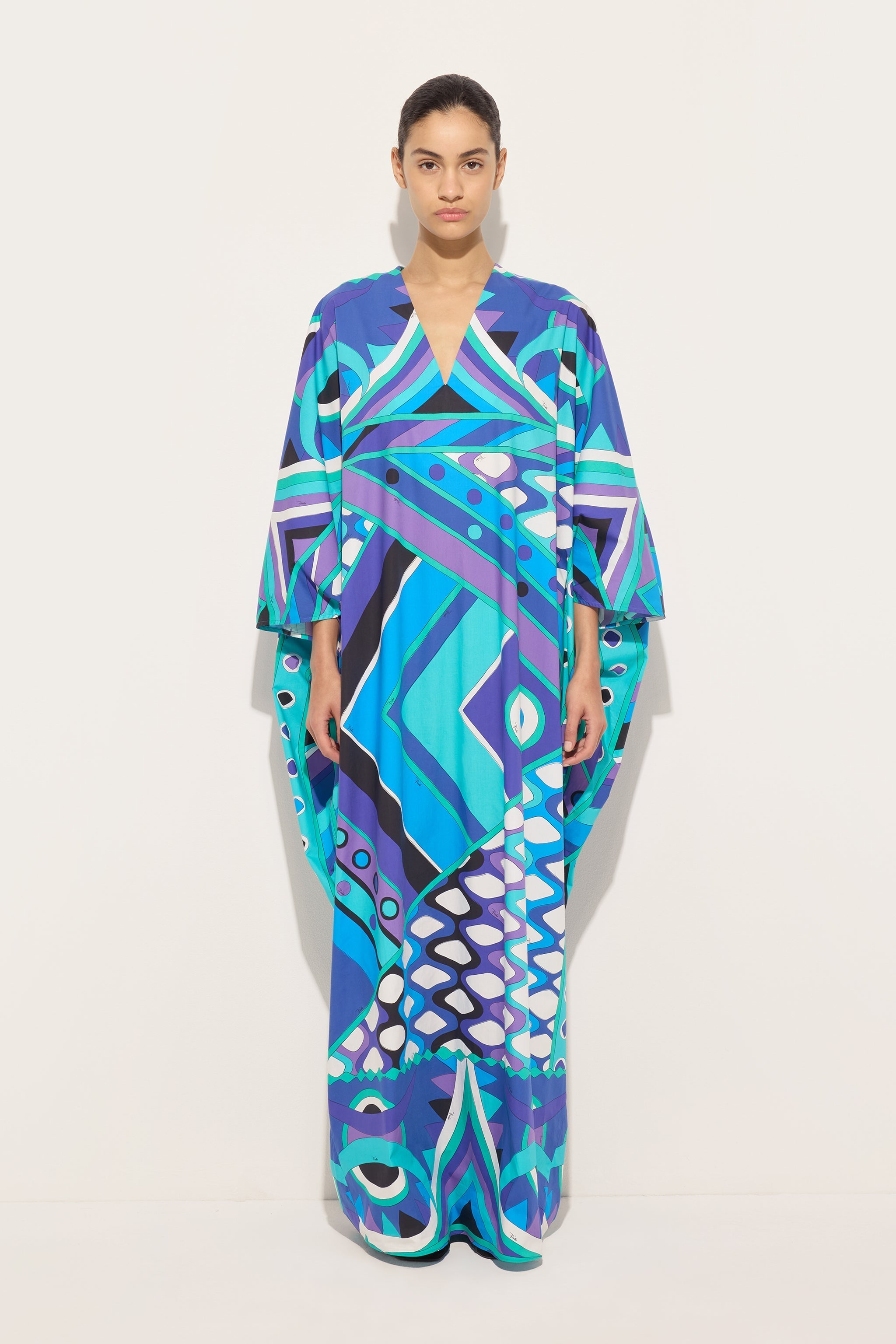 Vivara Print Popeline Kaftan
 WOMAN Pucci