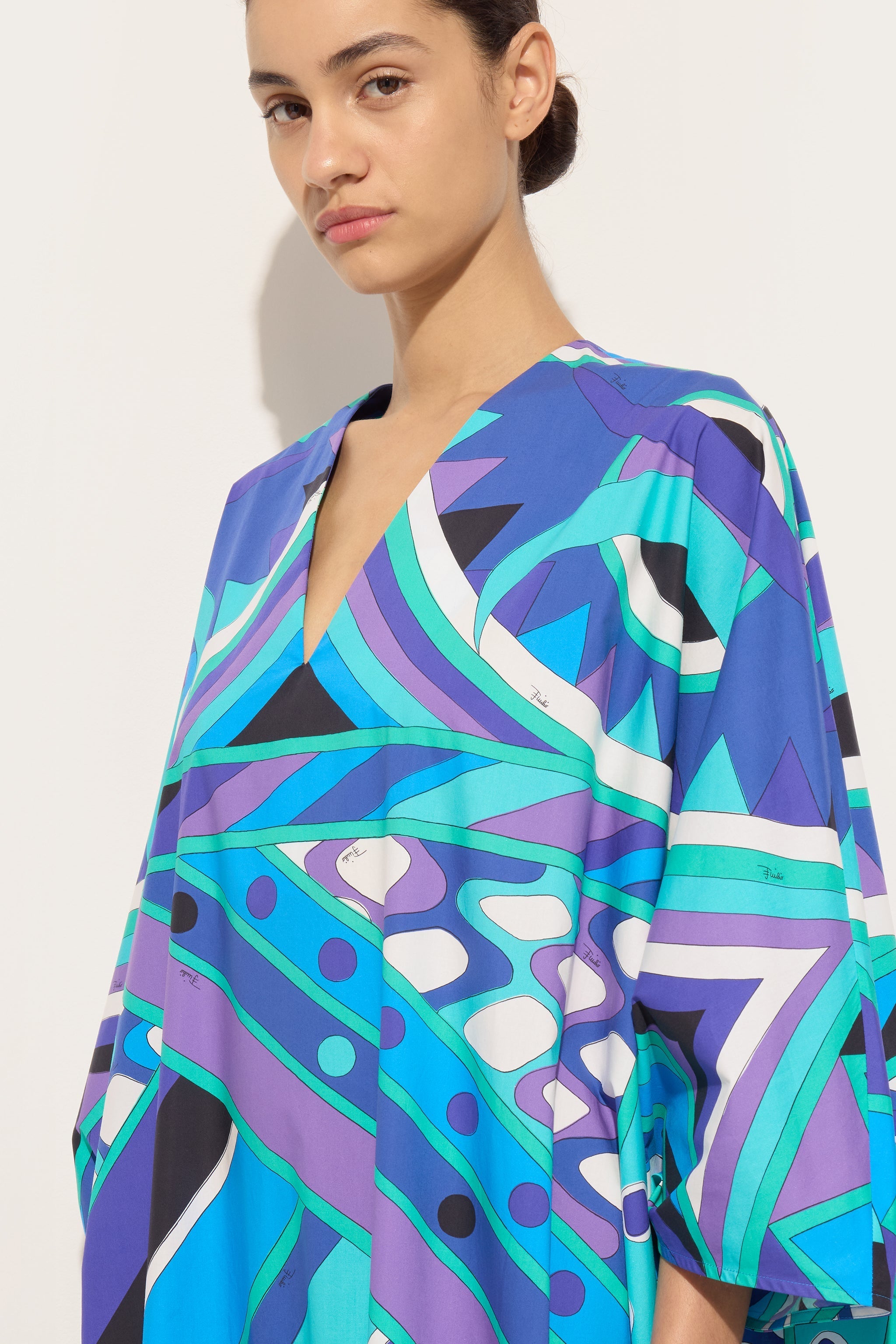 Vivara Print Popeline Kaftan
 WOMAN Pucci