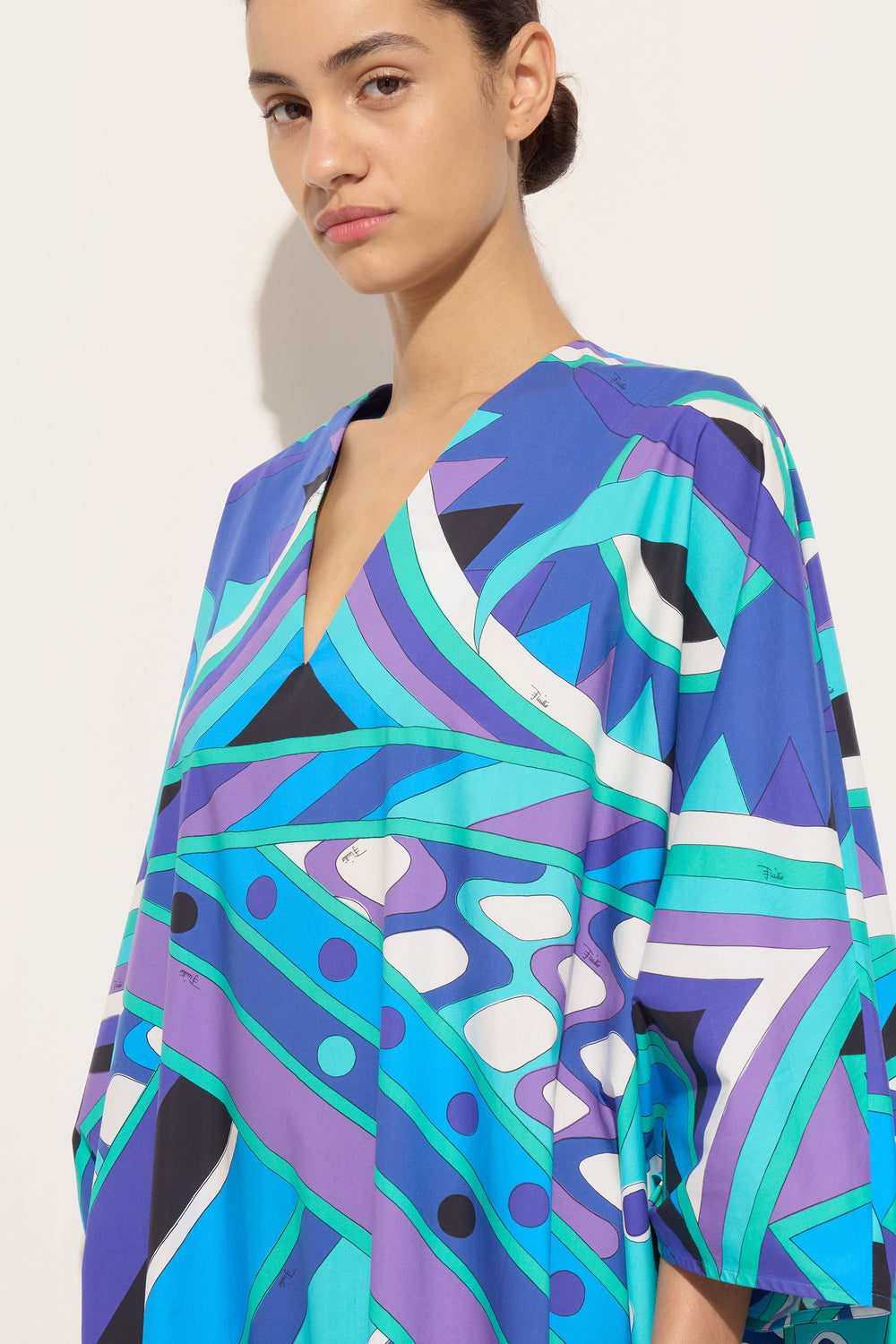 Vivara Print Popeline Kaftan
 WOMAN Pucci