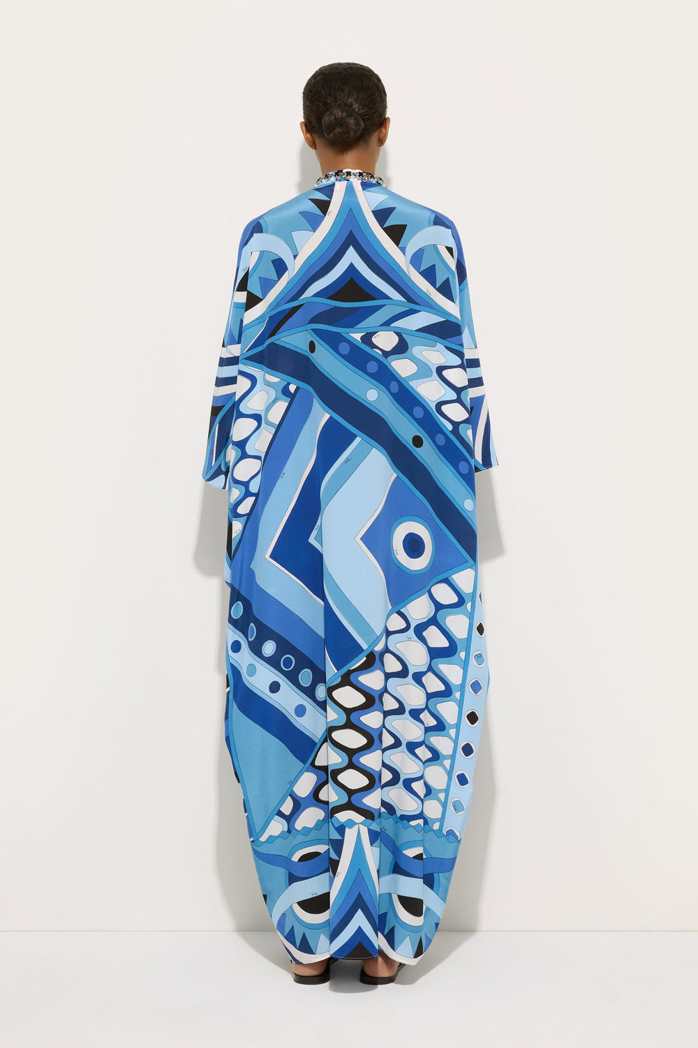 Vivara Print Long Kaftan with Embroidery
 WOMAN Pucci