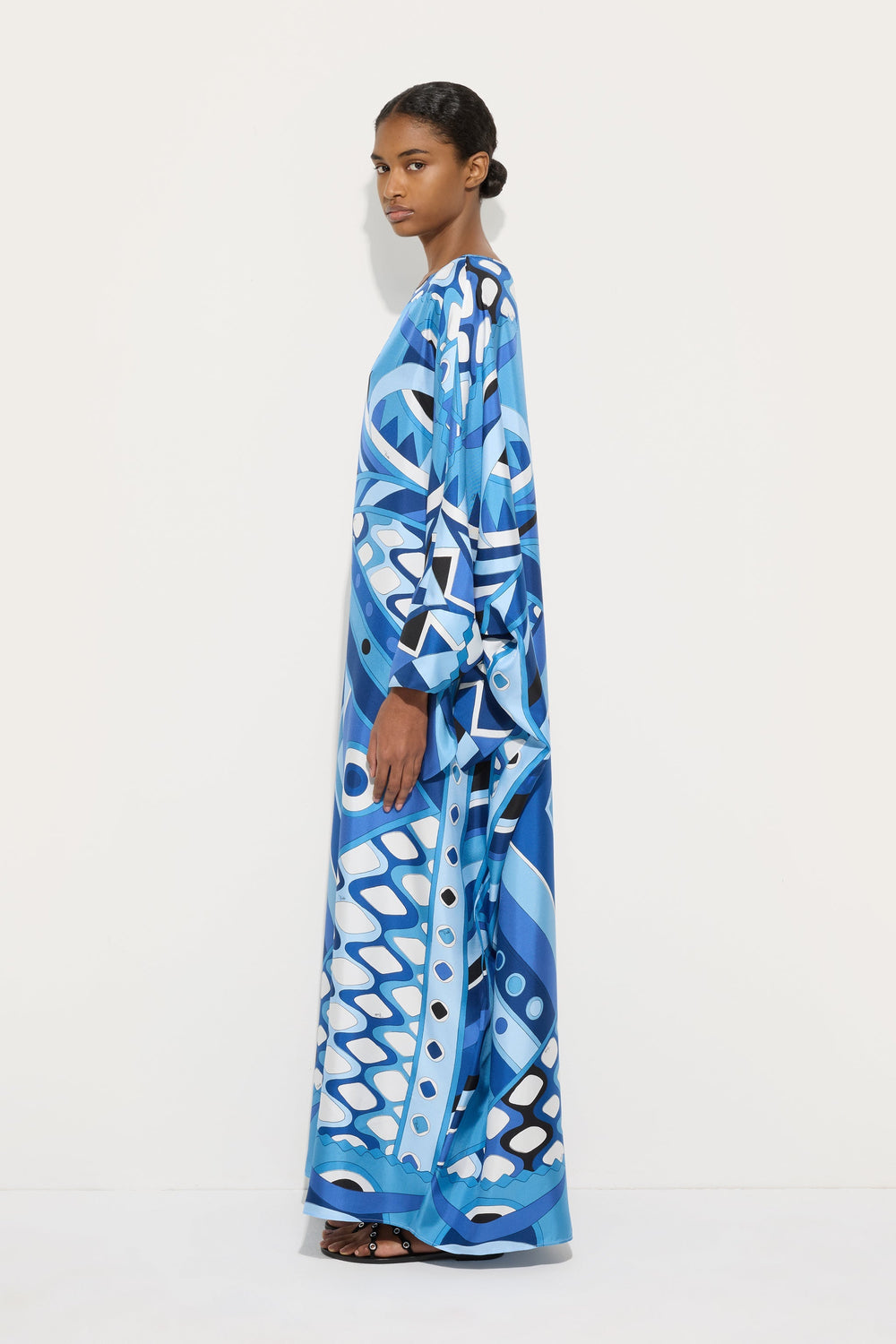 Vivara Print Long Silk Kaftan
 WOMAN Pucci