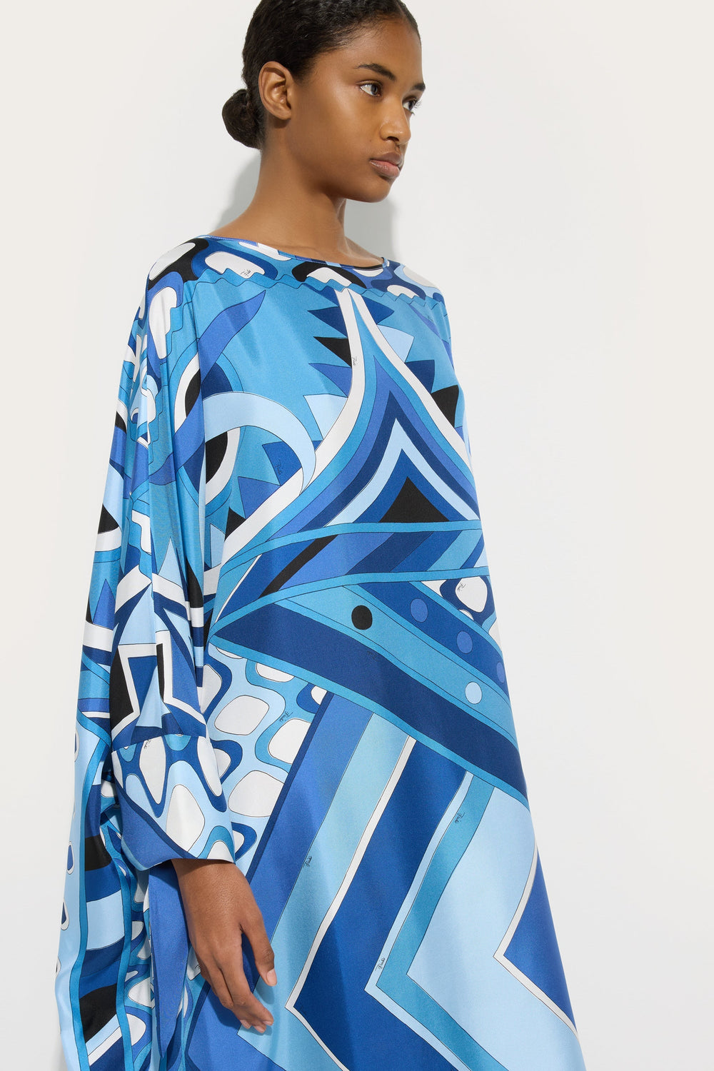 Vivara Print Long Silk Kaftan
 WOMAN Pucci