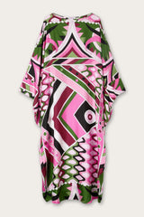 Vivara Print Long Silk Kaftan
 WOMAN Pucci