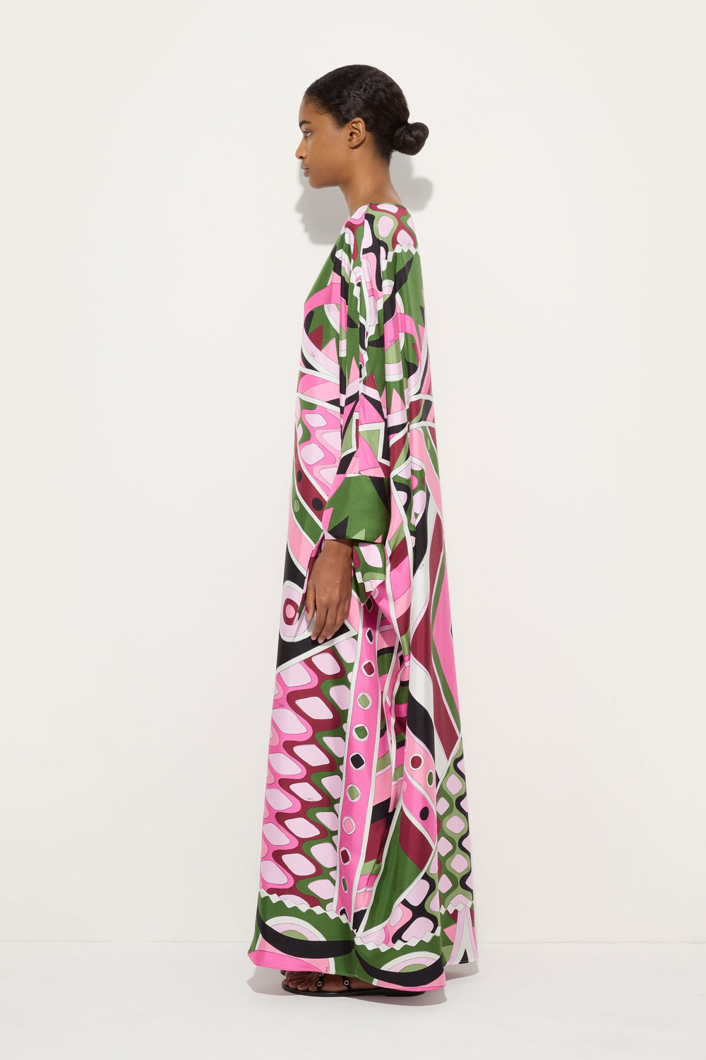 Vivara Print Long Silk Kaftan
 WOMAN Pucci