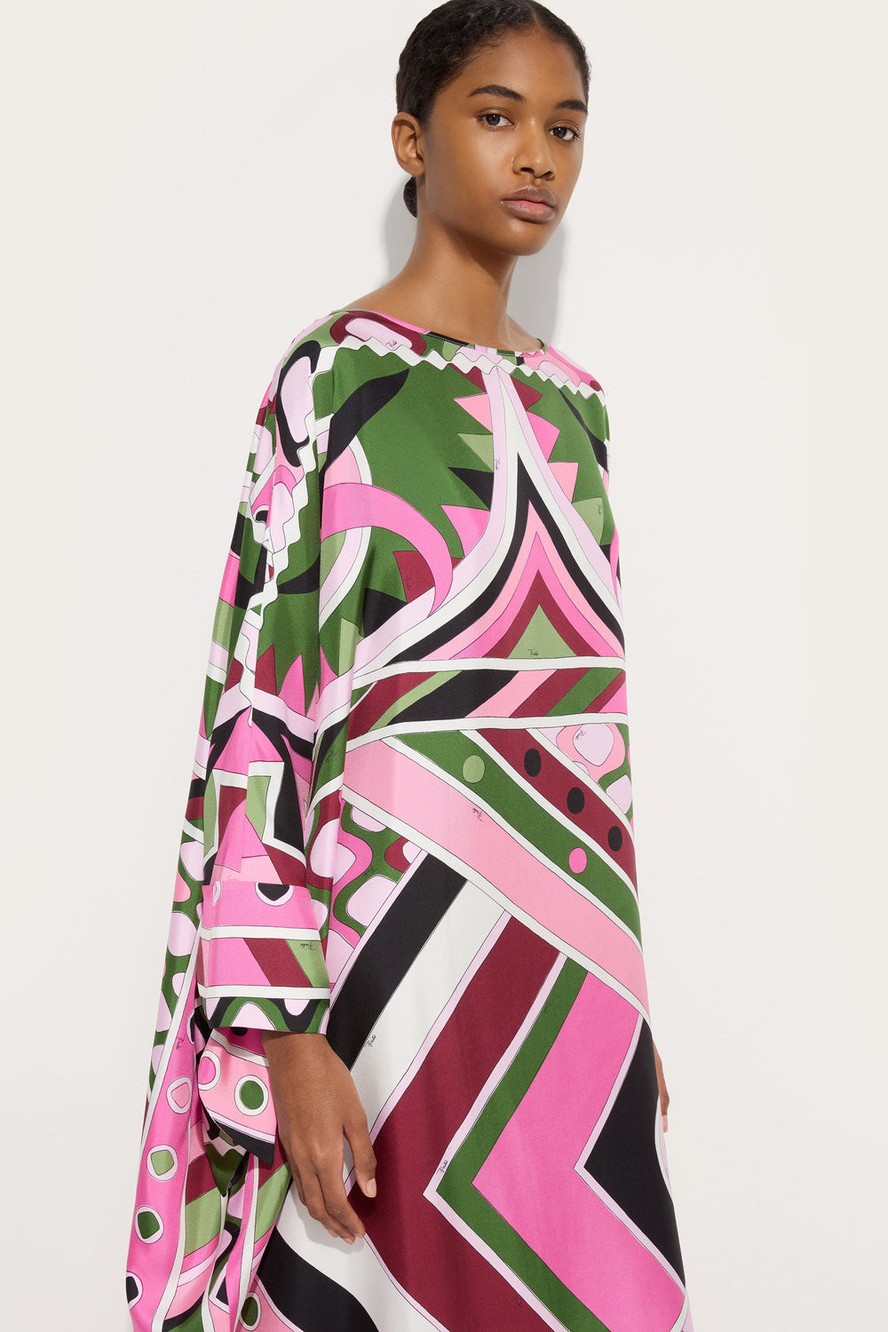 Vivara Print Long Silk Kaftan
 WOMAN Pucci