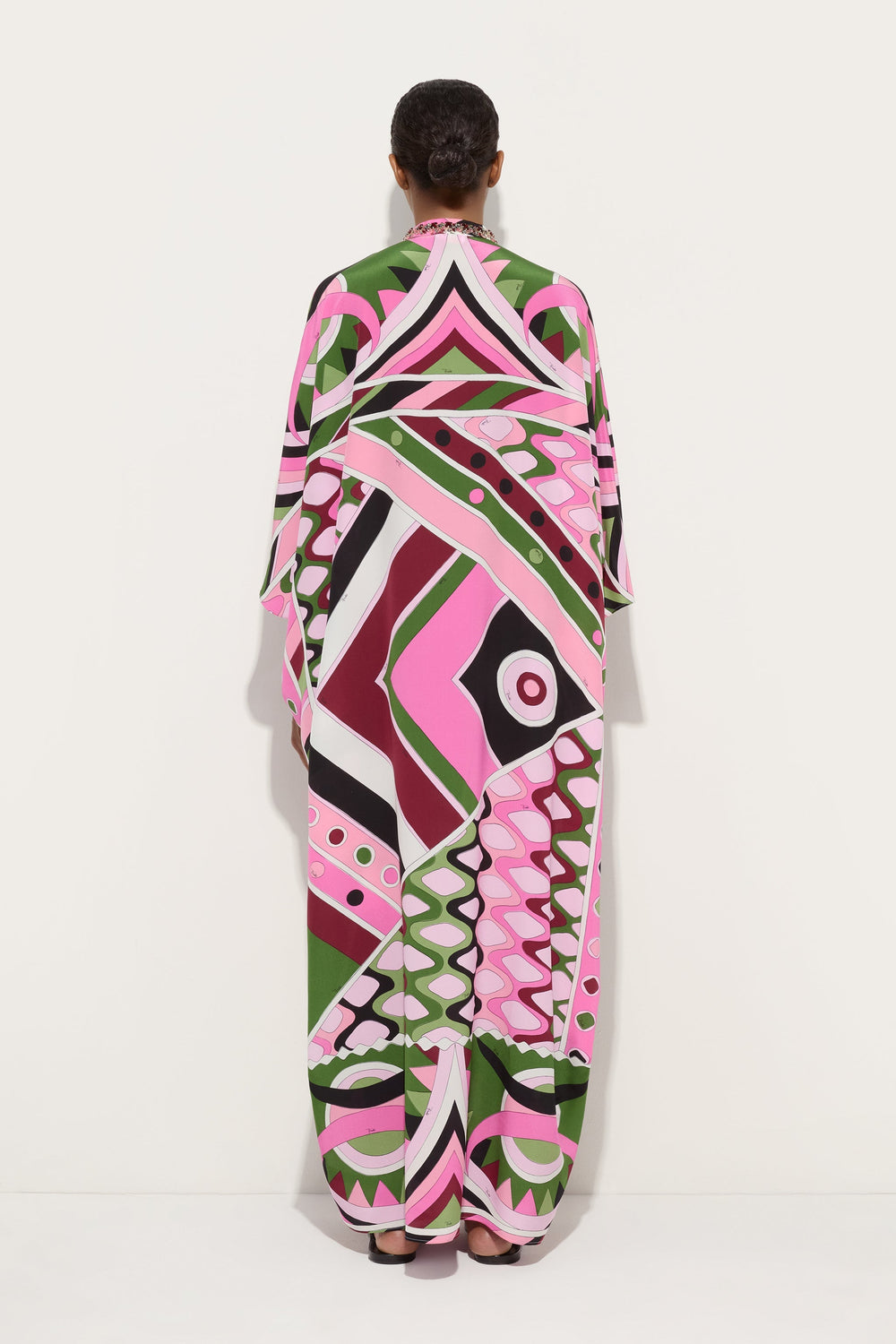 Vivara Print Long Kaftan with Embroidery
 WOMAN Pucci