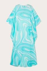 Marmo Print Long Cotton Kaftan
 WOMAN Pucci
