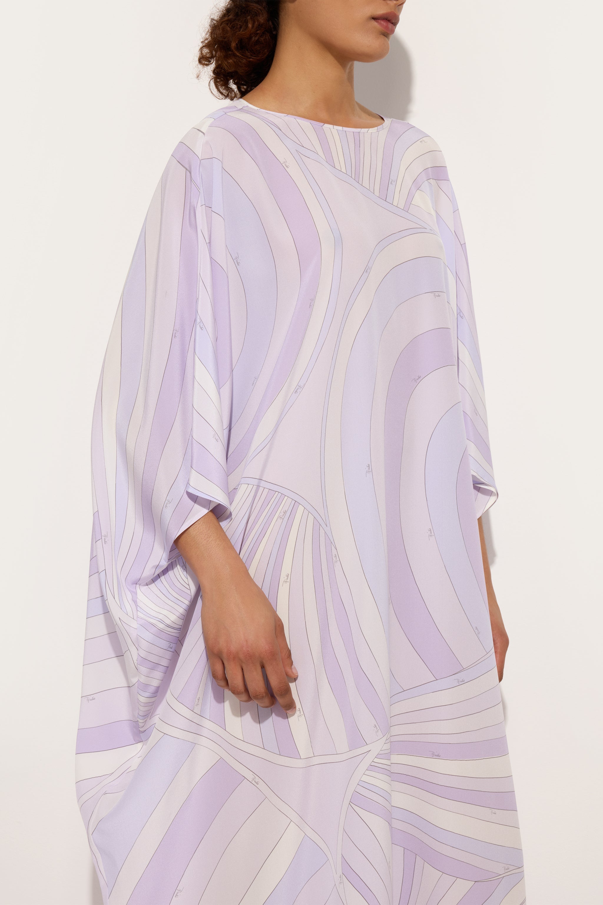 Iride Print Long Kaftan
 WOMAN Pucci