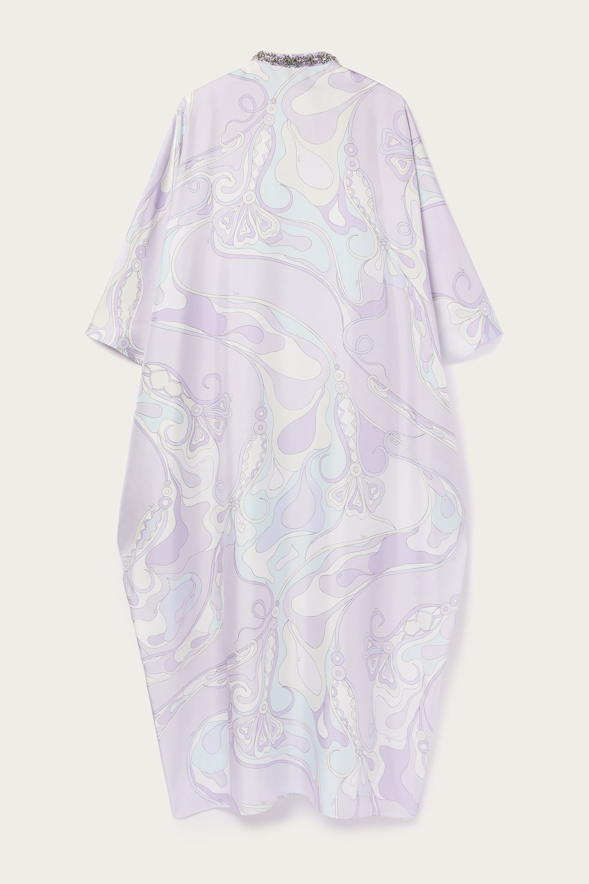 Orchidee Print Long Kaftan
 WOMAN Pucci