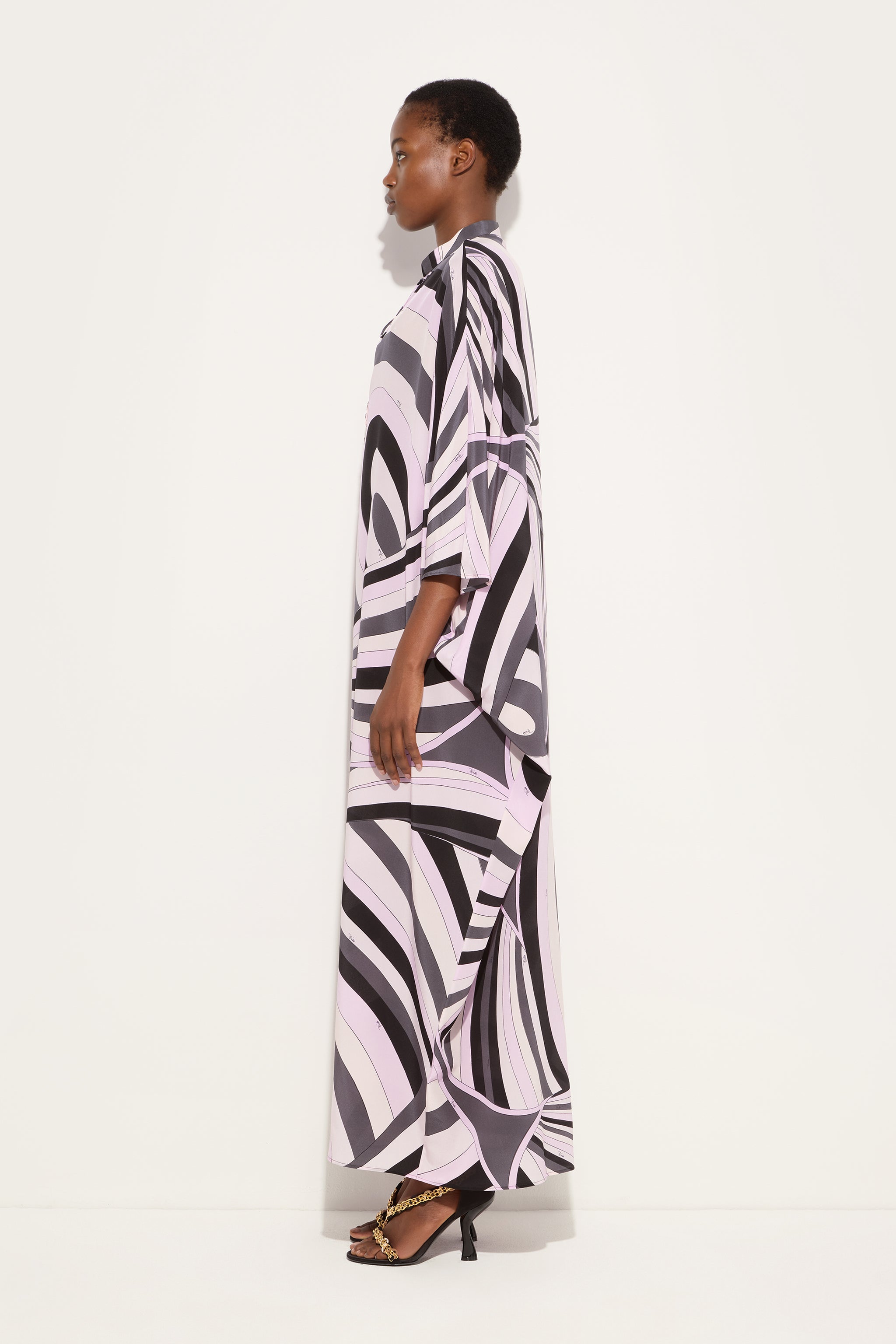 Iride Print Long Kaftan
 WOMAN Pucci