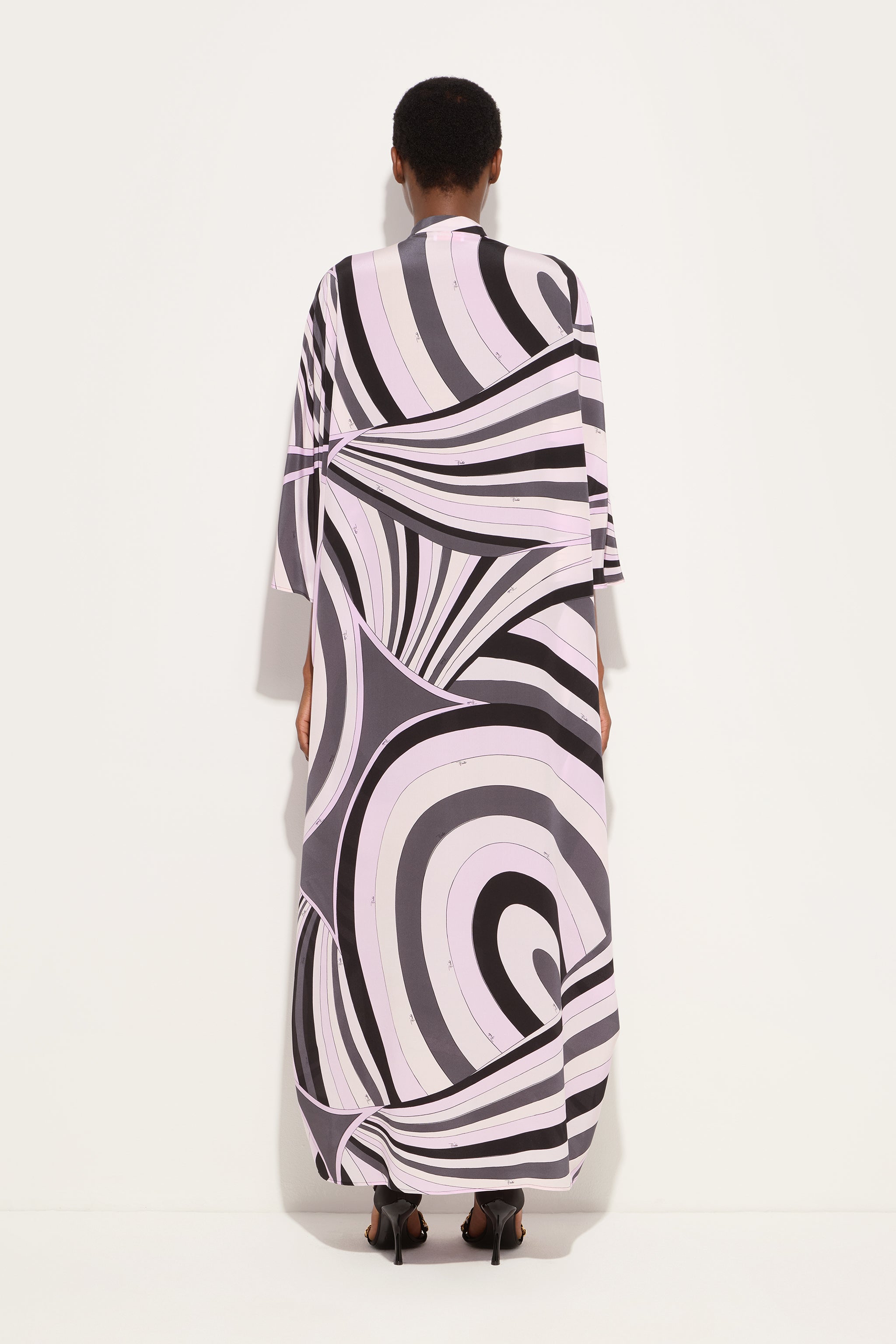 Iride Print Long Kaftan
 WOMAN Pucci