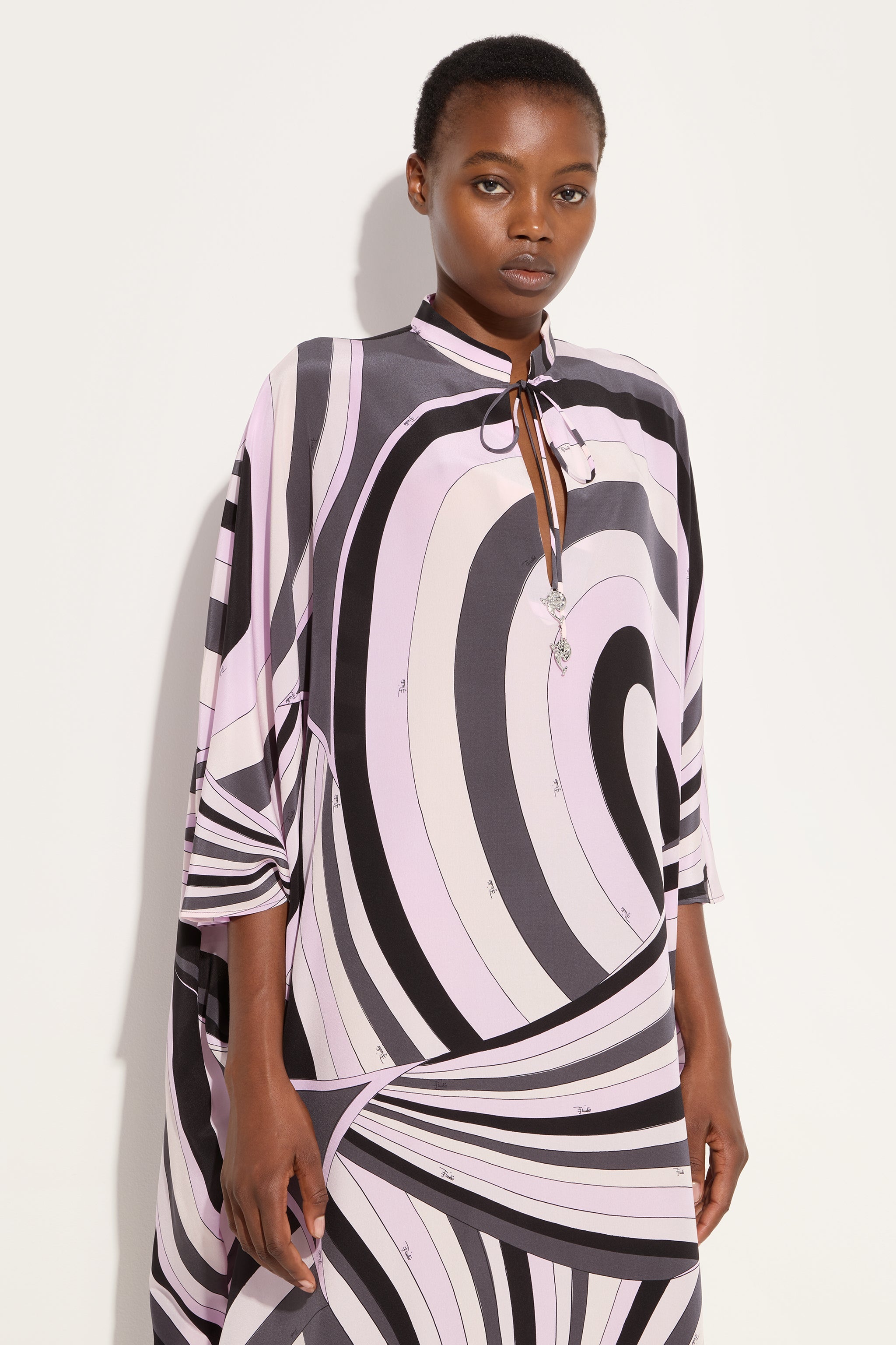 Iride Print Long Kaftan
 WOMAN Pucci