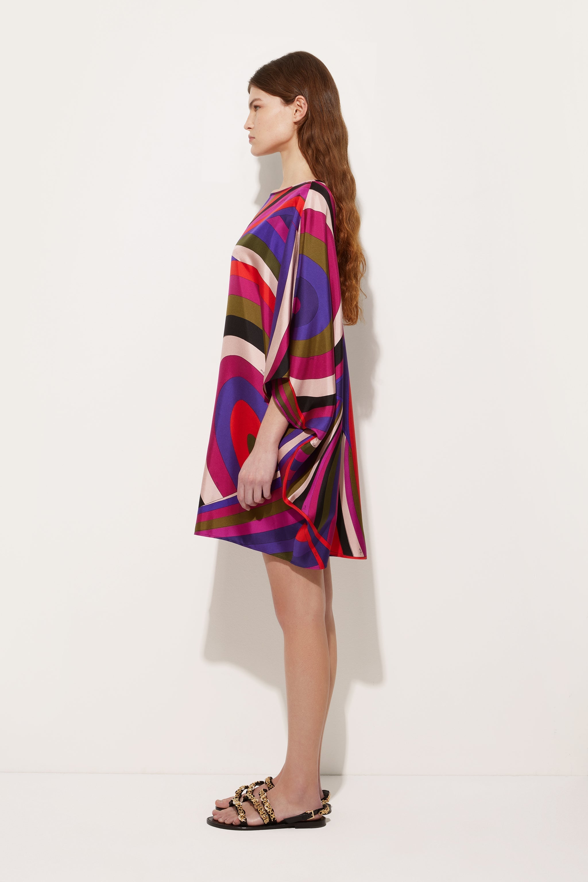 Iride Print Short Kaftan
 WOMAN Pucci