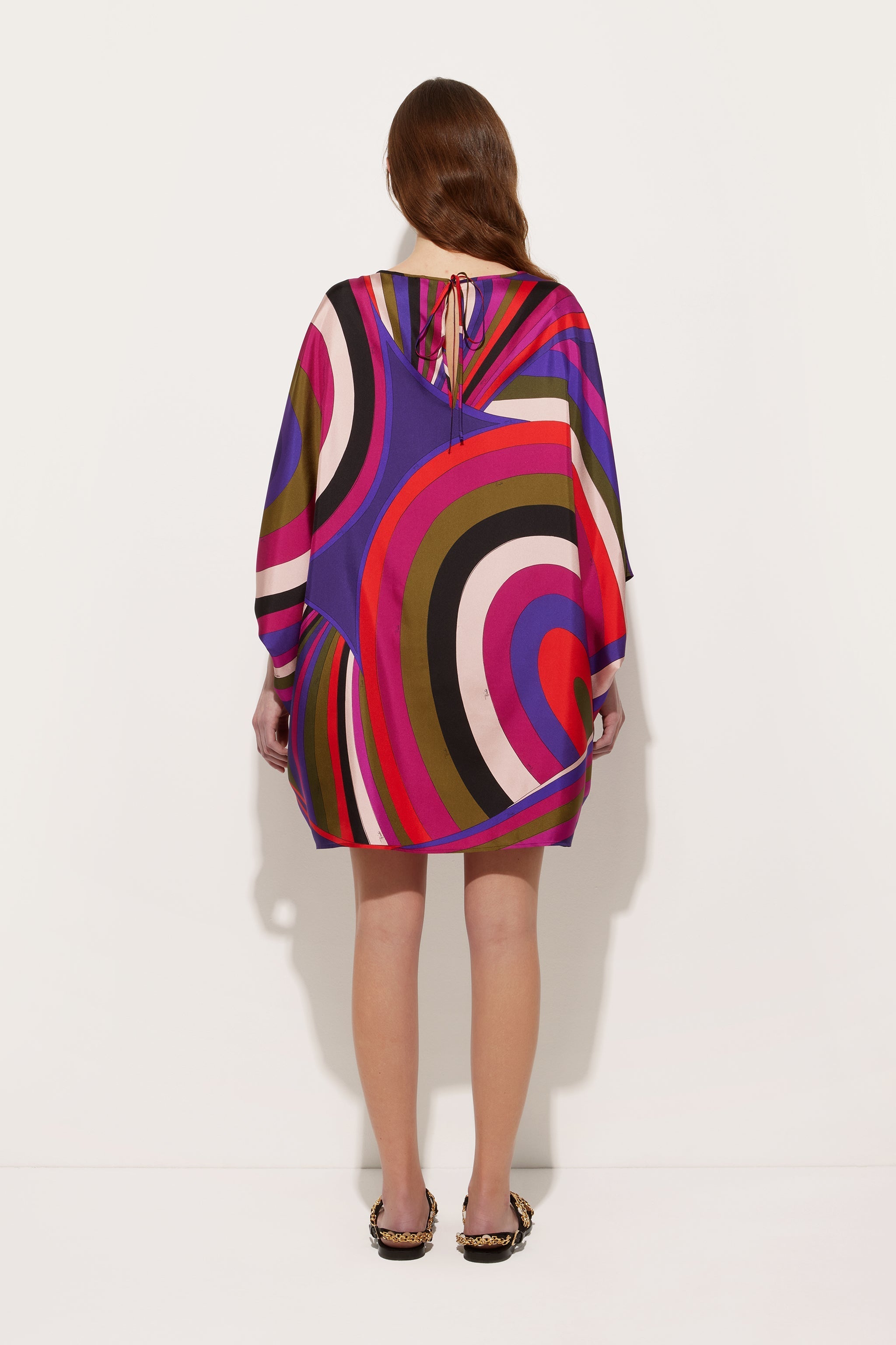 Iride Print Short Kaftan
 WOMAN Pucci