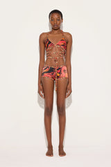 Orchidee Print Silk Bra
 WOMAN Pucci