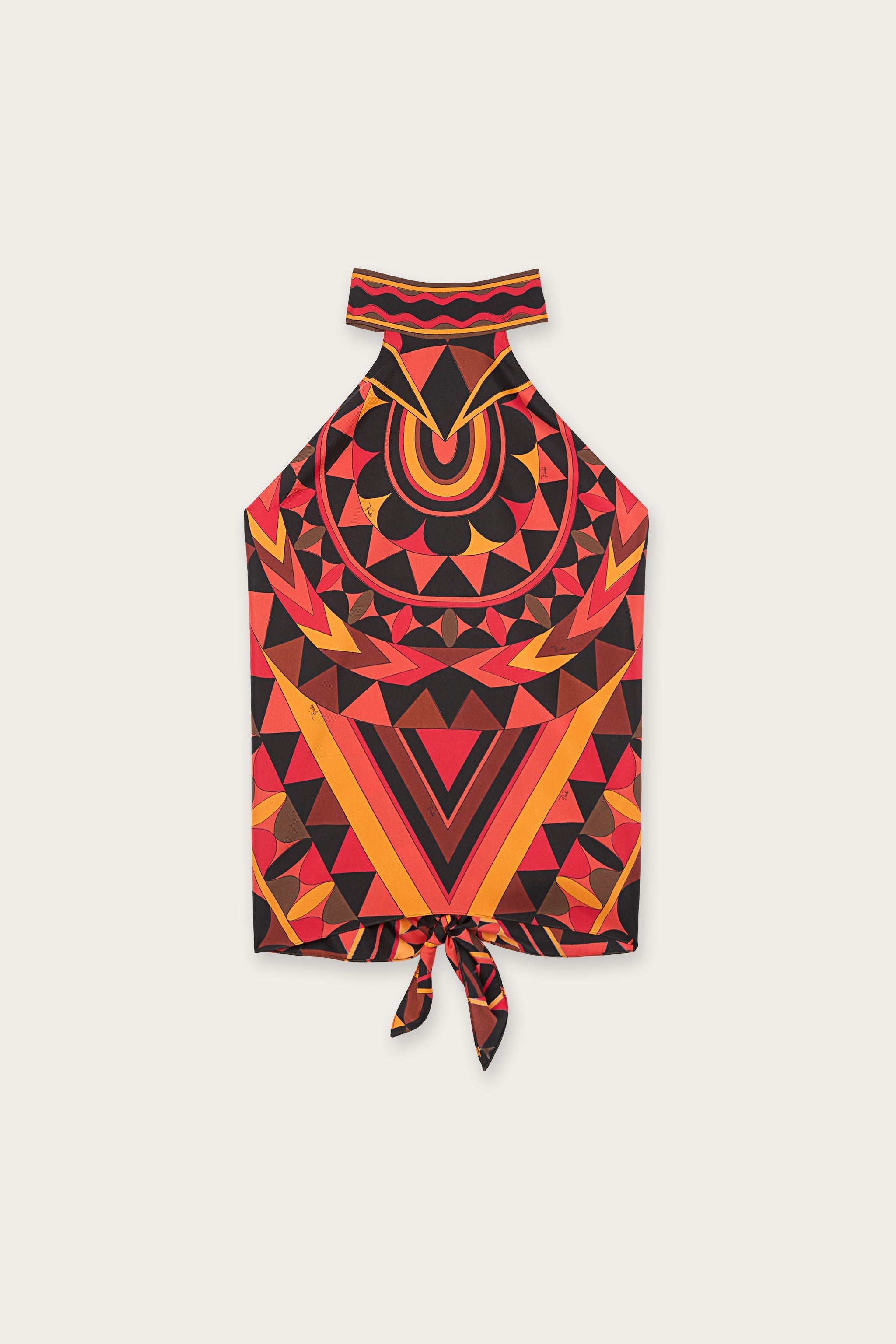 Manuba Print Silk Top
 WOMAN Pucci