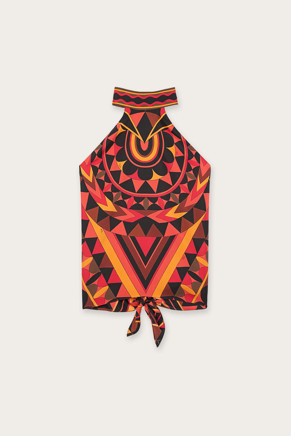 Manuba Print Silk Top
 WOMAN Pucci