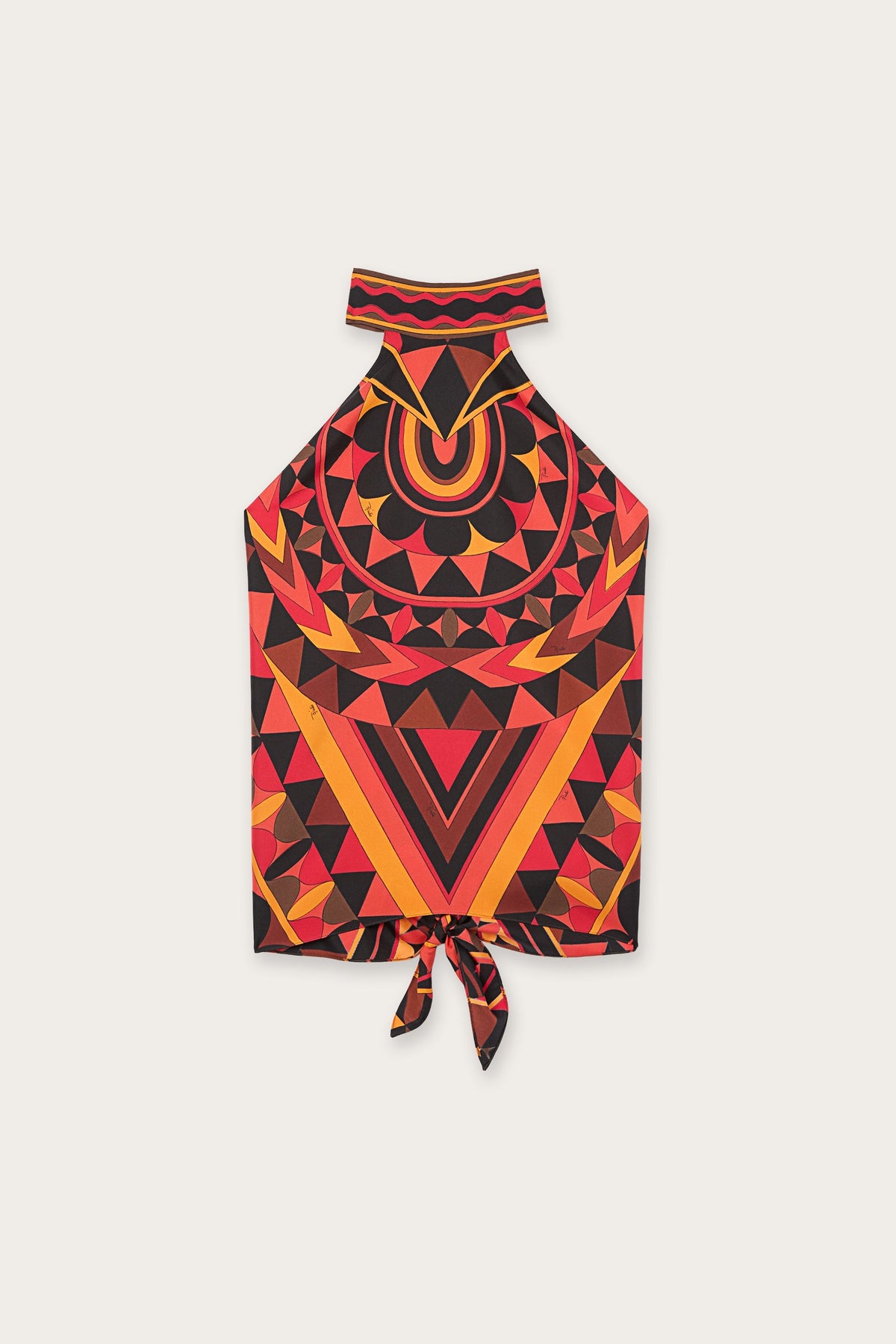 Manuba Print Silk Top
 WOMAN Pucci