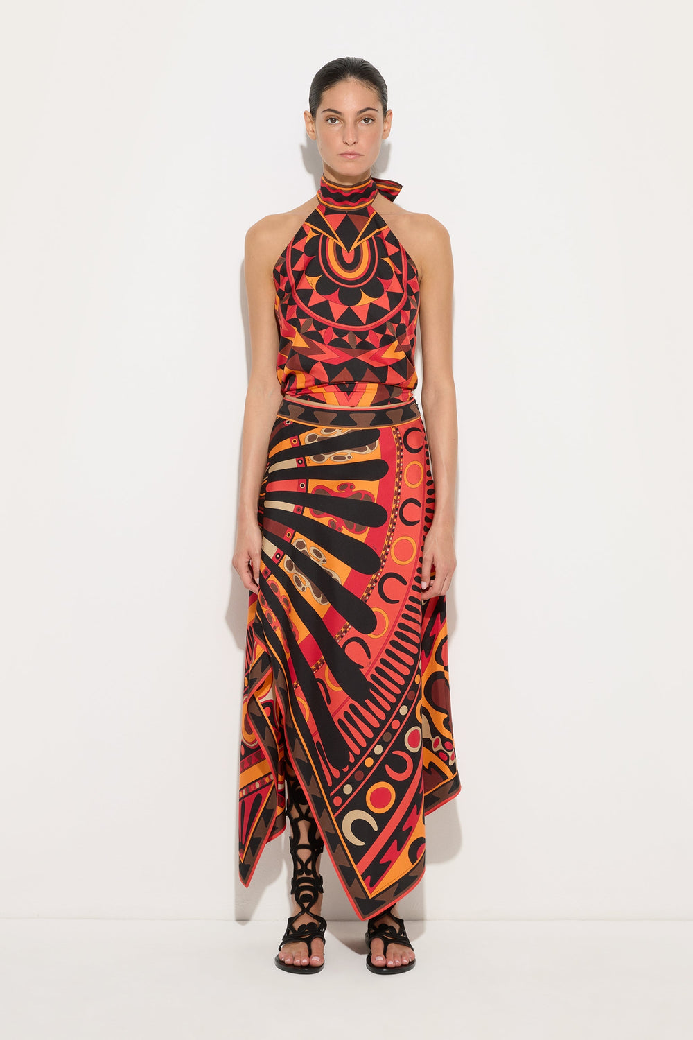 Manuba Print Silk Top
 WOMAN Pucci