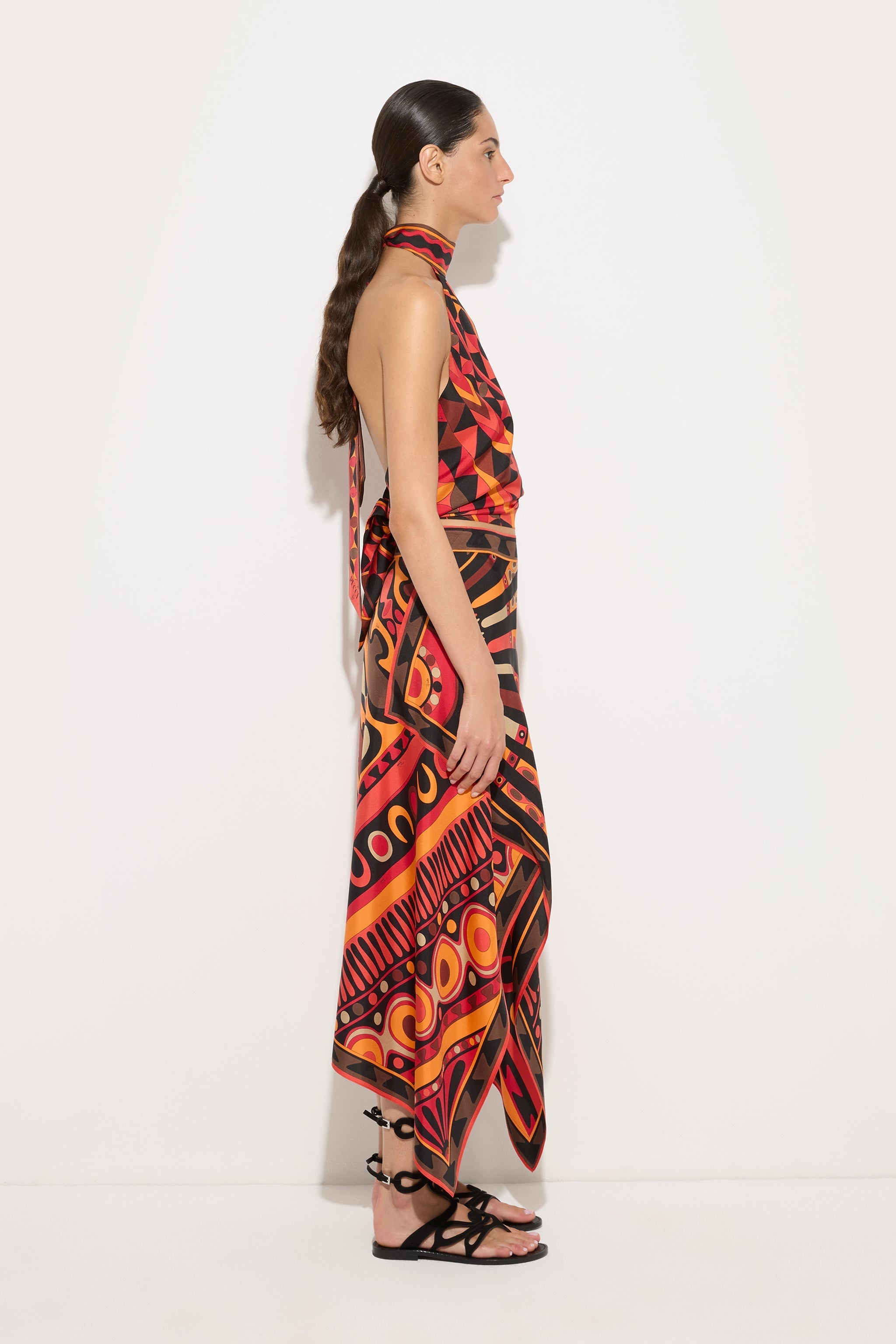 Manuba Print Silk Top
 WOMAN Pucci