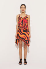 Occhi Print Silk Scarf Top
 WOMAN Pucci