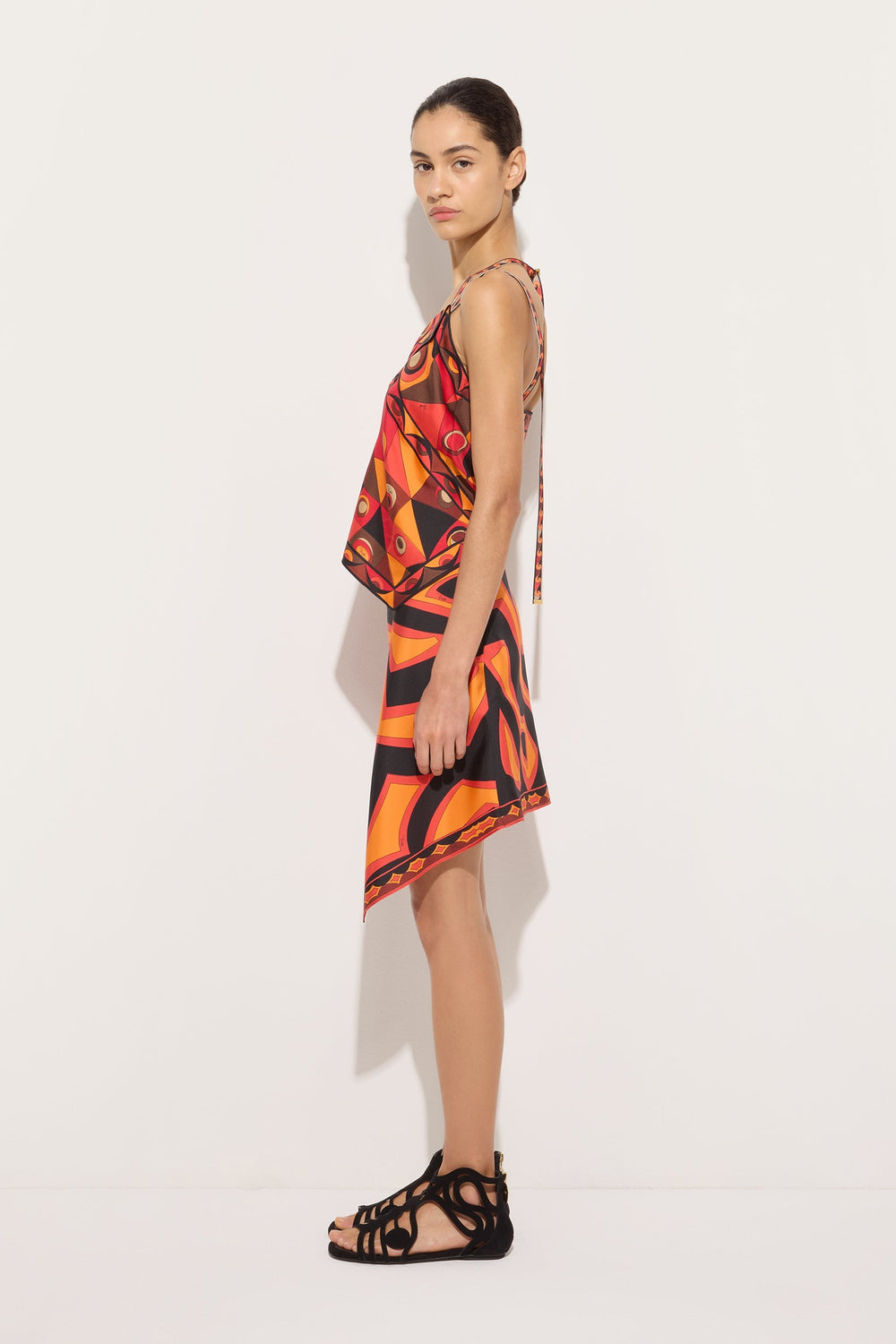 Occhi Print Silk Scarf Top
 WOMAN Pucci