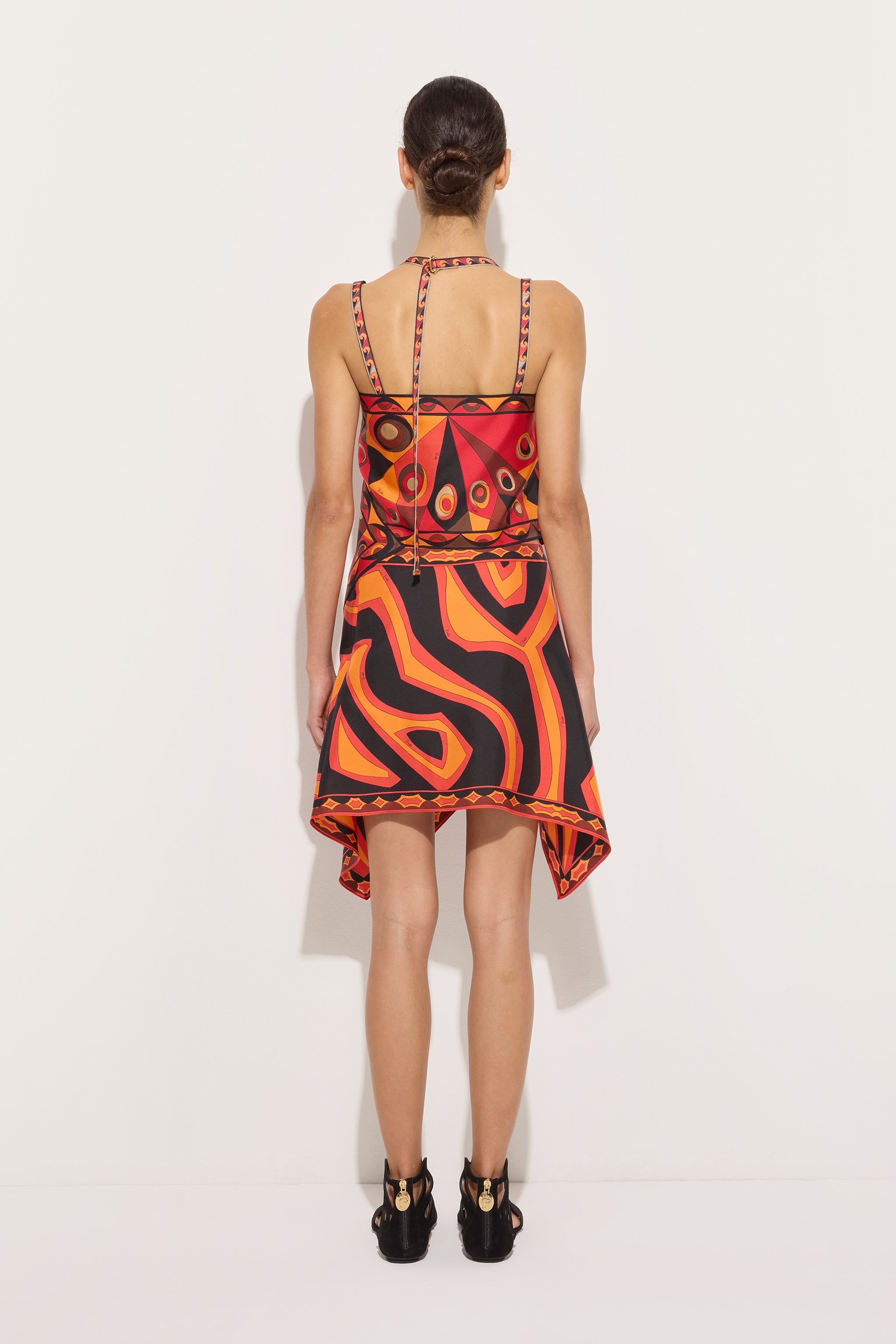 Occhi Print Silk Scarf Top
 WOMAN Pucci