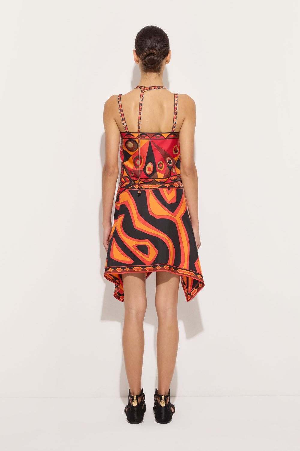 Occhi Print Silk Scarf Top
 WOMAN Pucci