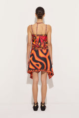 Occhi Print Silk Scarf Top
 WOMAN Pucci