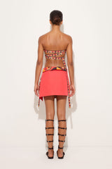 Kwango Print Cotton Bandeau Top
 WOMAN Pucci