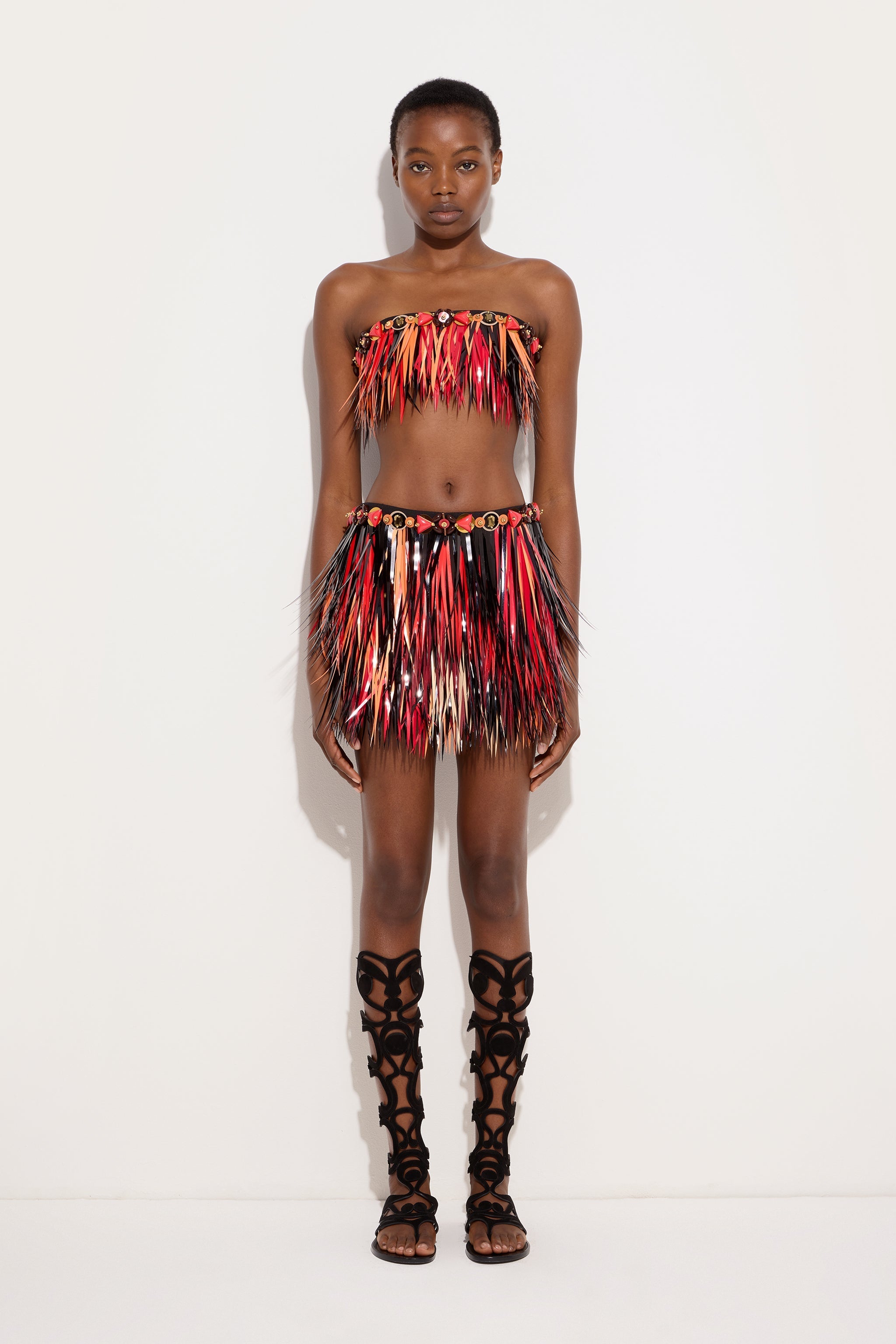 Embroidered Bandeau Top
 WOMAN Pucci