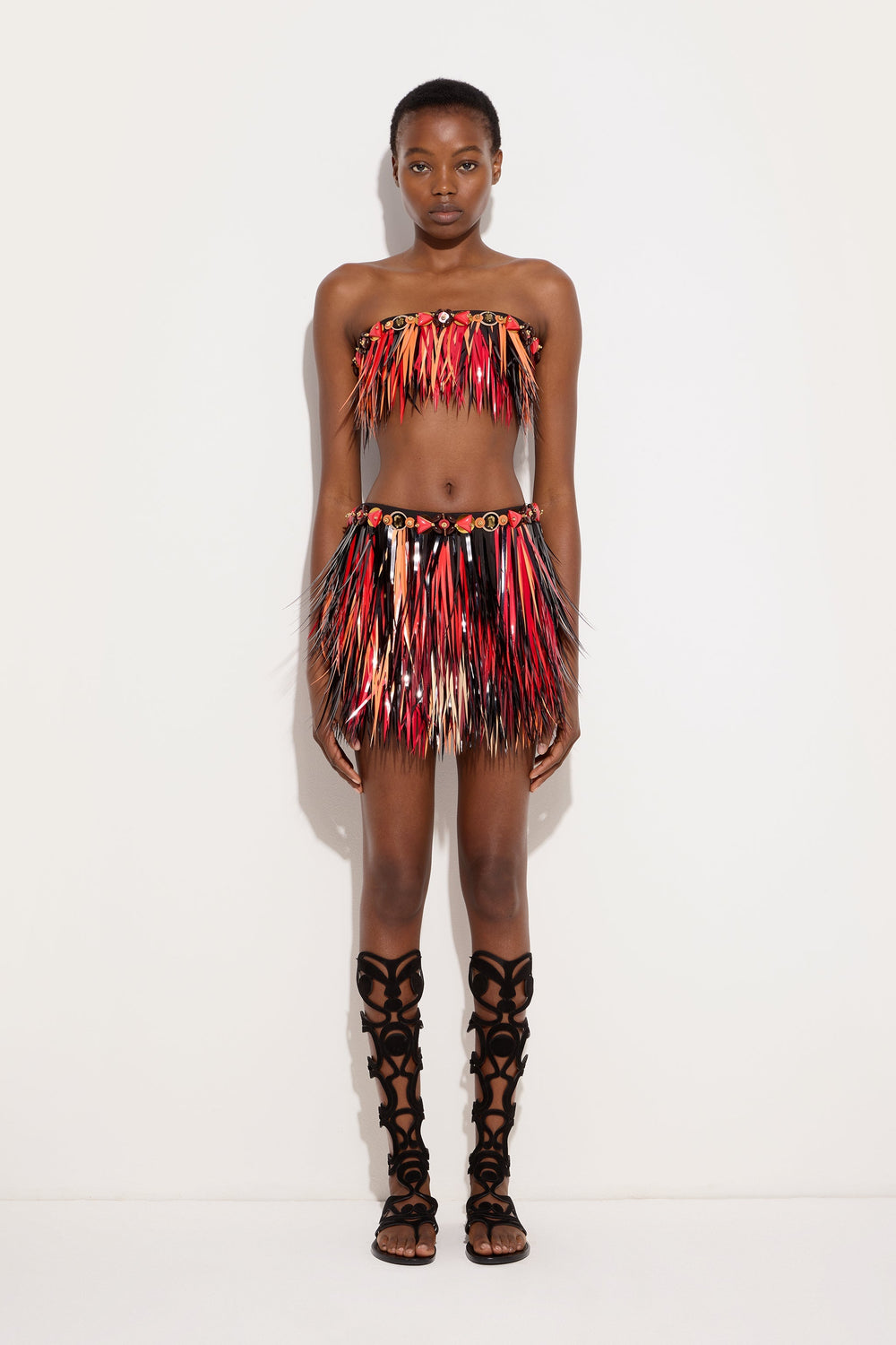 Embroidered Bandeau Top
 WOMAN Pucci