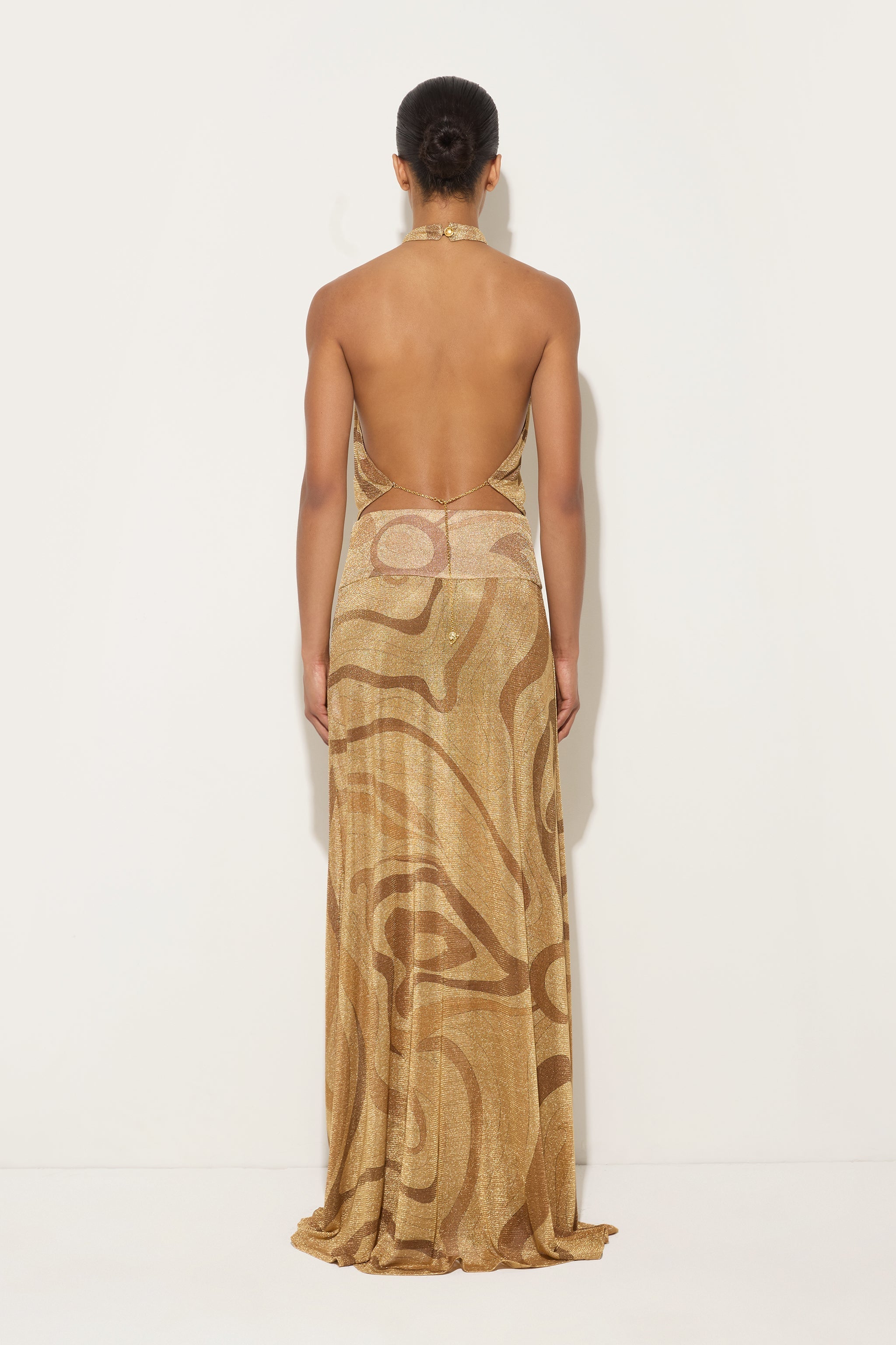 Marmo Print Lamè Top
 WOMAN Pucci