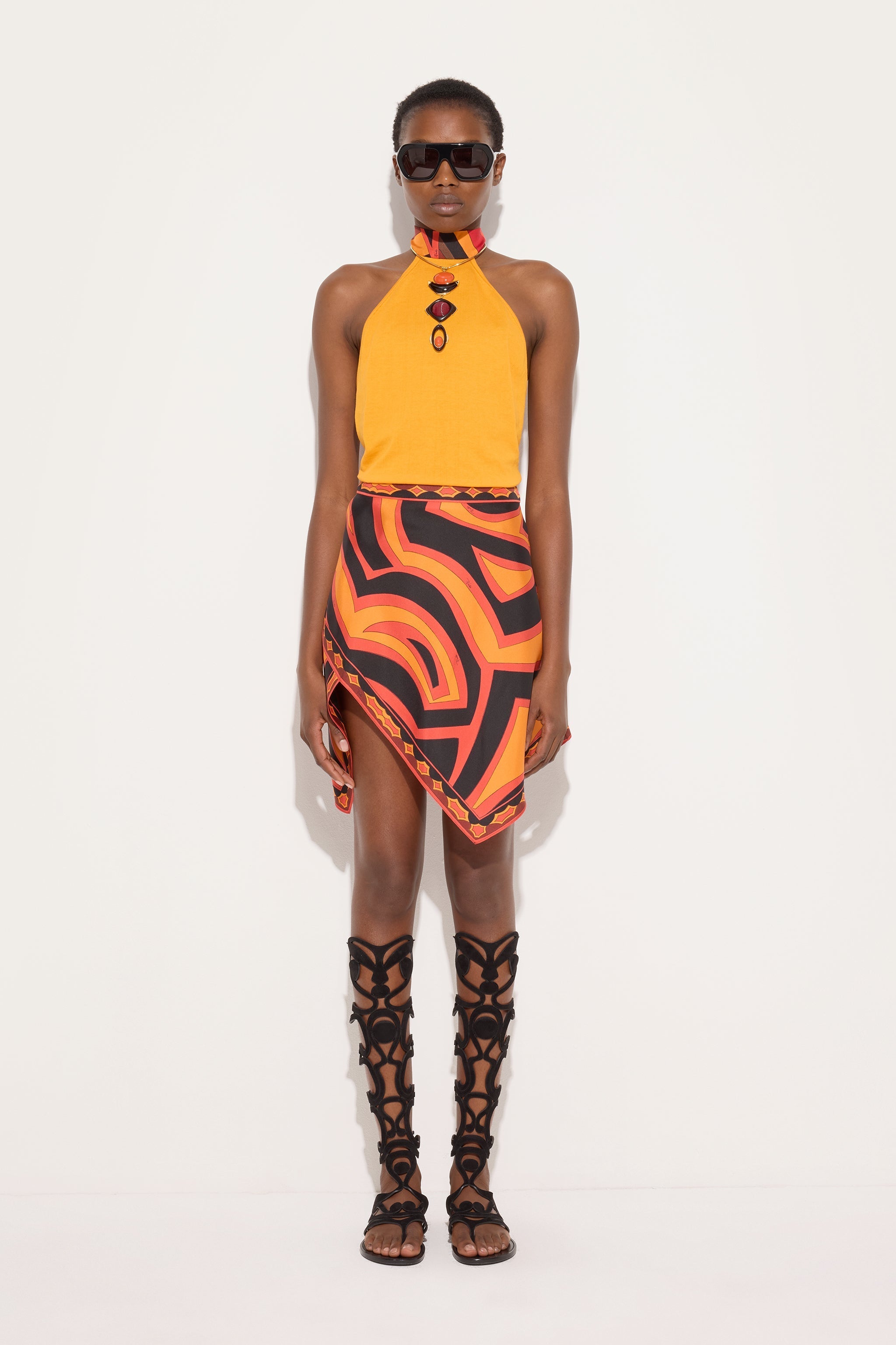 Silk Detail Top
 WOMAN Pucci