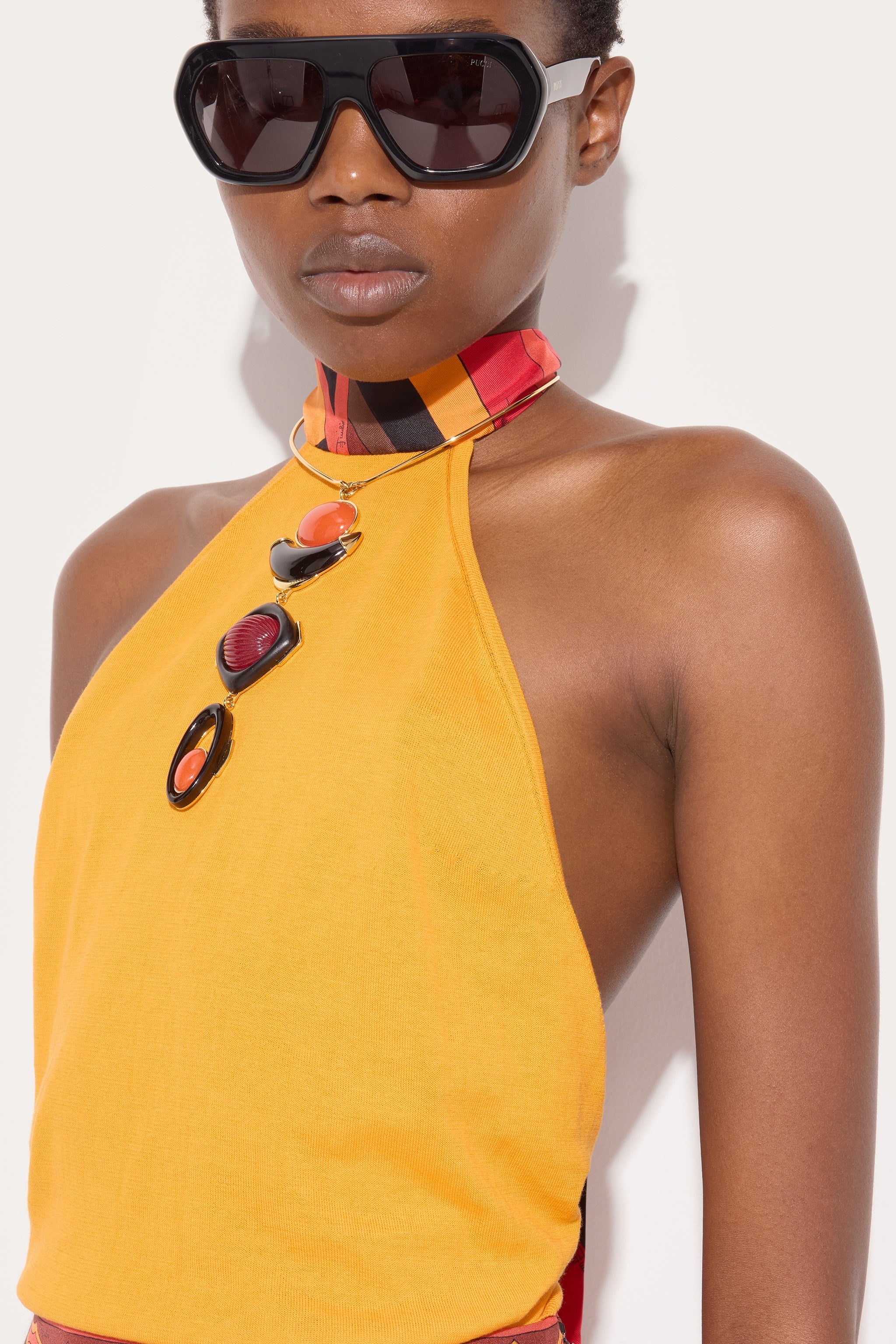 Silk Detail Top
 WOMAN Pucci