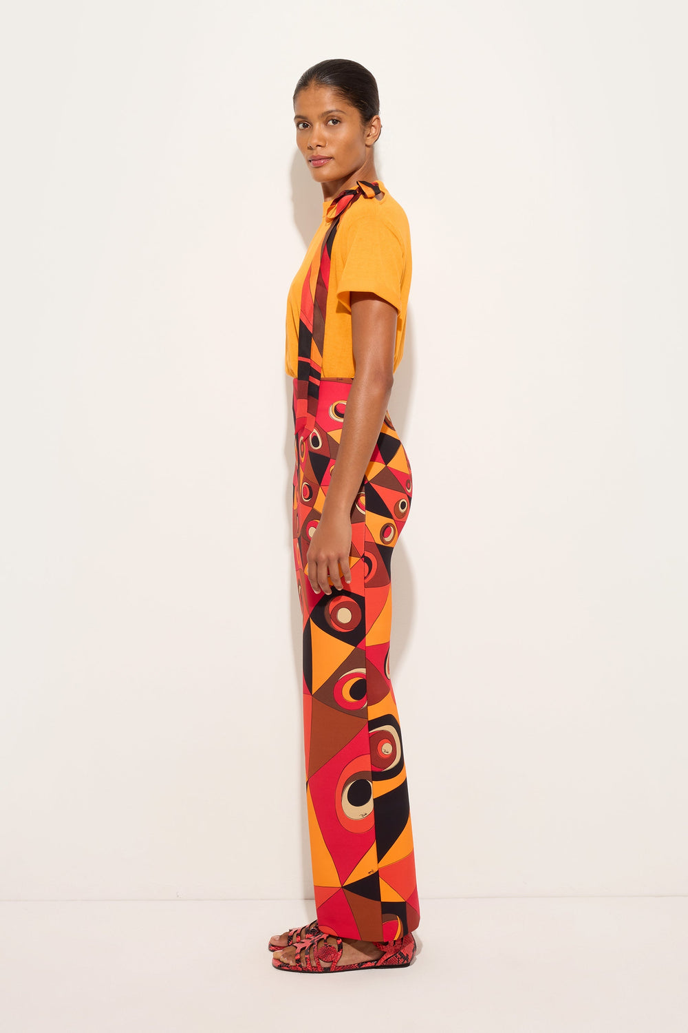 T-shirt with Silk Detail
 WOMAN Pucci