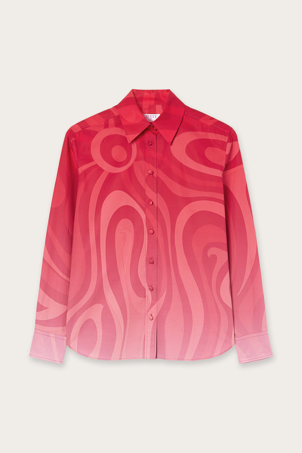 Marmo Degradé Print Popeline Shirt
 WOMAN Pucci
